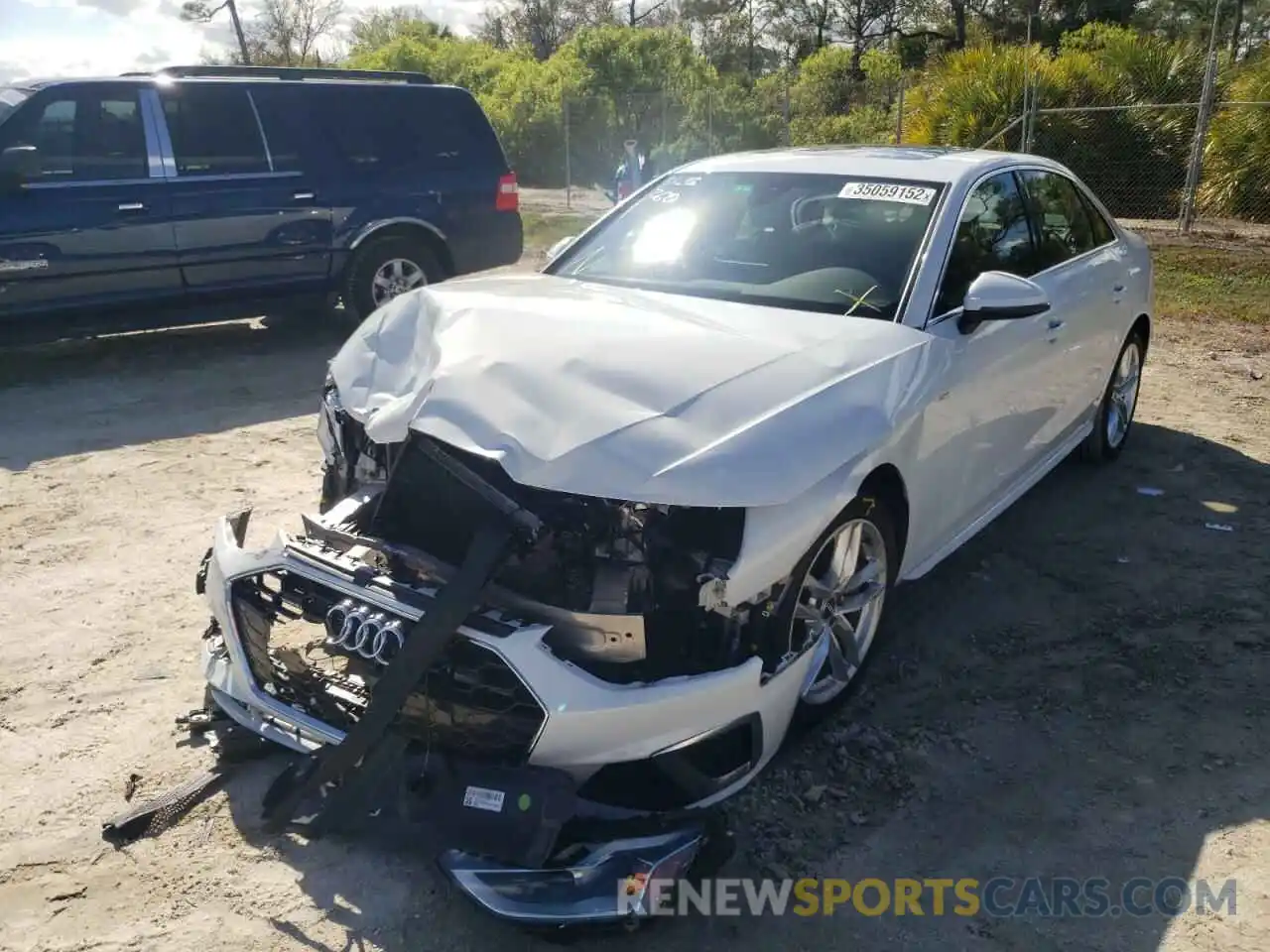 2 Photograph of a damaged car WAUENAF41LA044933 AUDI A4 2020