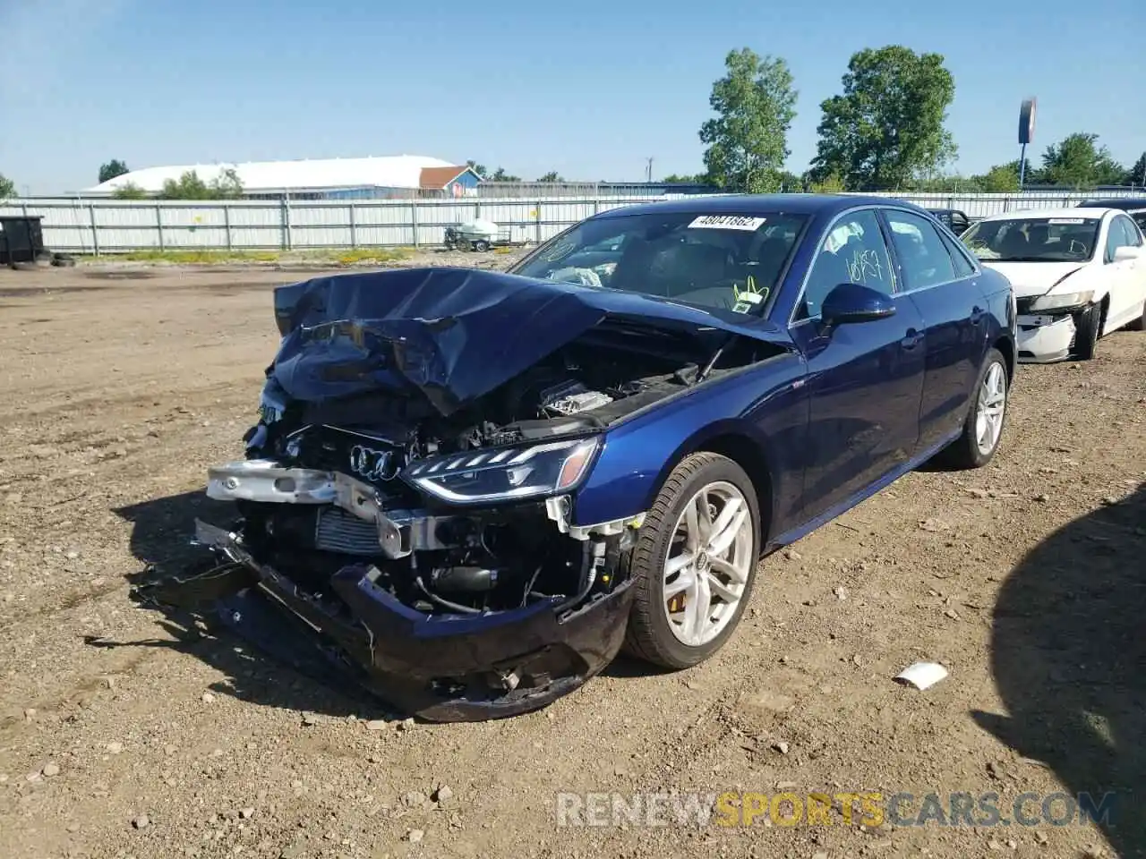 2 Photograph of a damaged car WAUENAF41LA074000 AUDI A4 2020