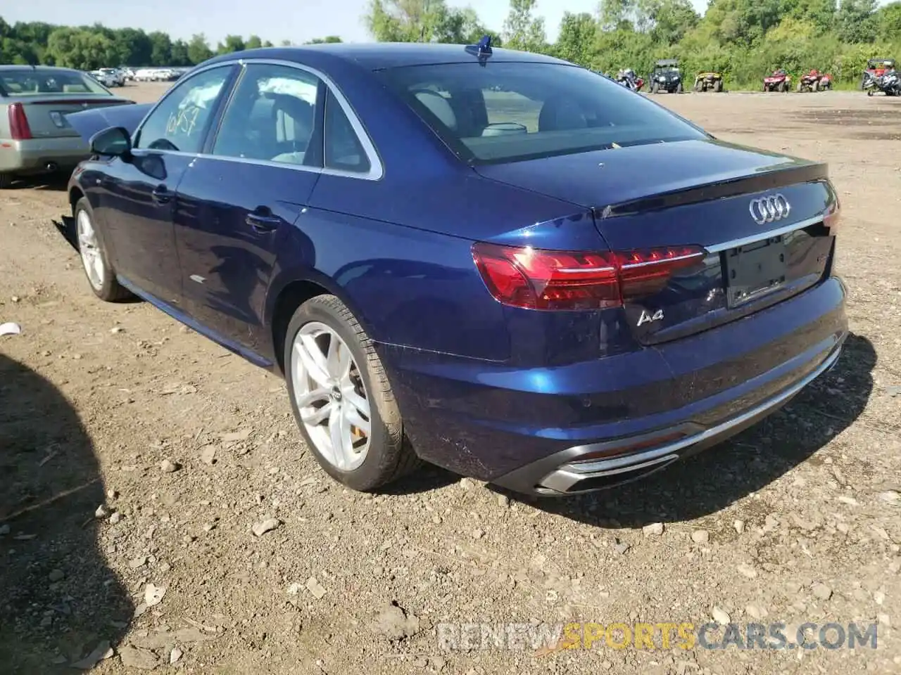 3 Фотография поврежденного автомобиля WAUENAF41LA074000 AUDI A4 2020