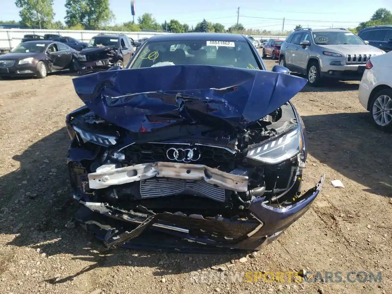 9 Photograph of a damaged car WAUENAF41LA074000 AUDI A4 2020