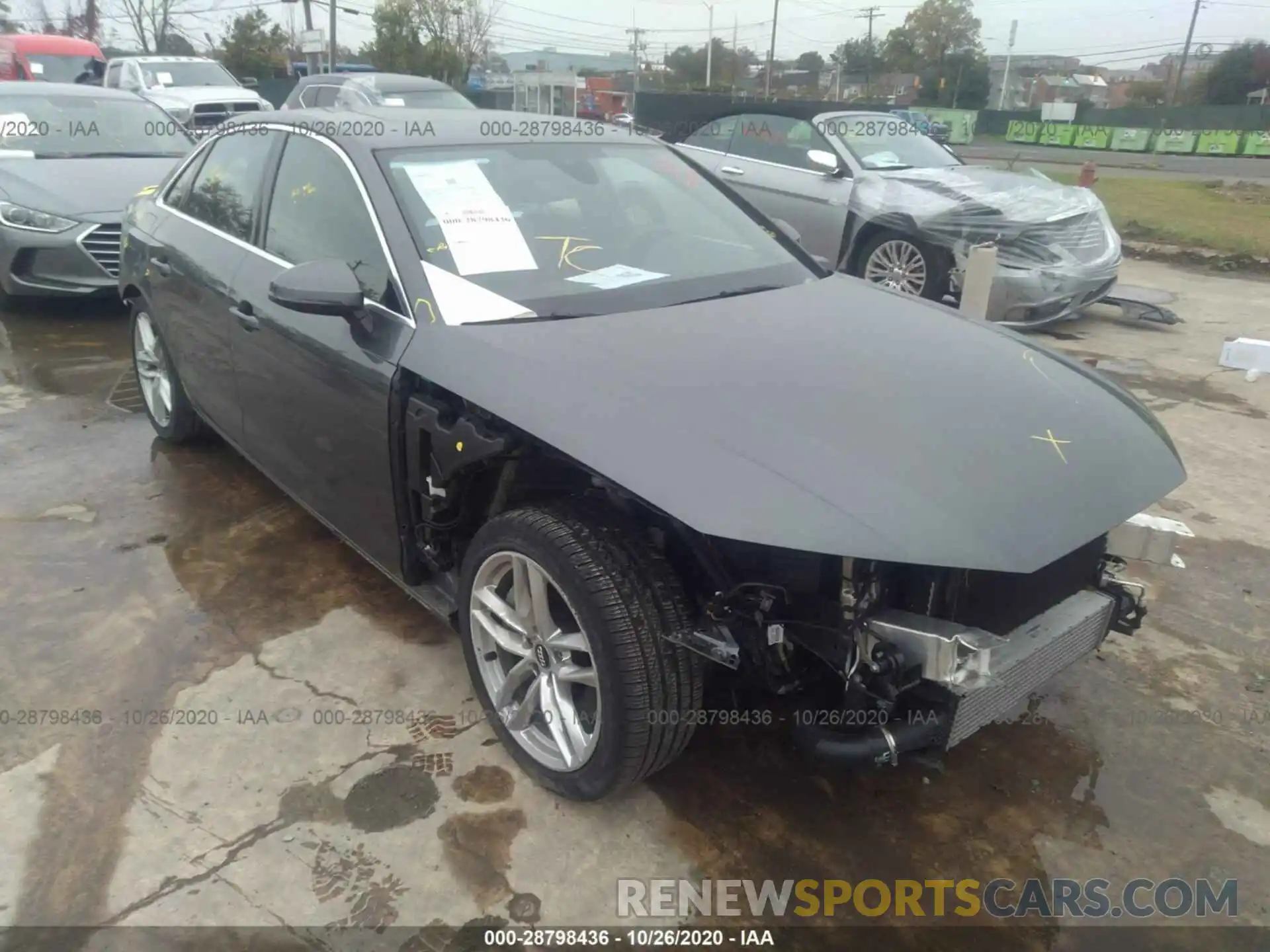 1 Photograph of a damaged car WAUENAF42LA050627 AUDI A4 2020