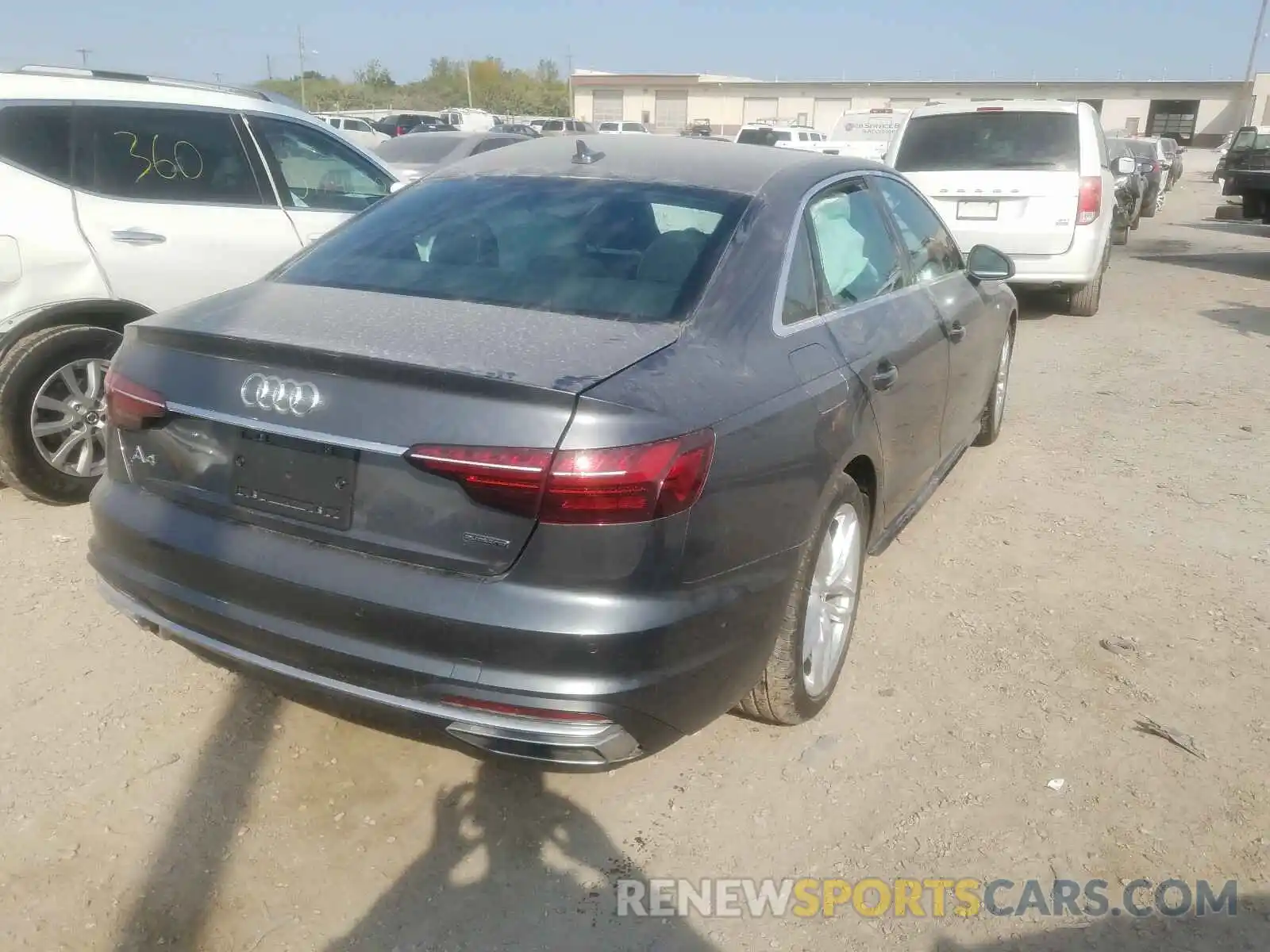 4 Фотография поврежденного автомобиля WAUENAF42LA059912 AUDI A4 2020