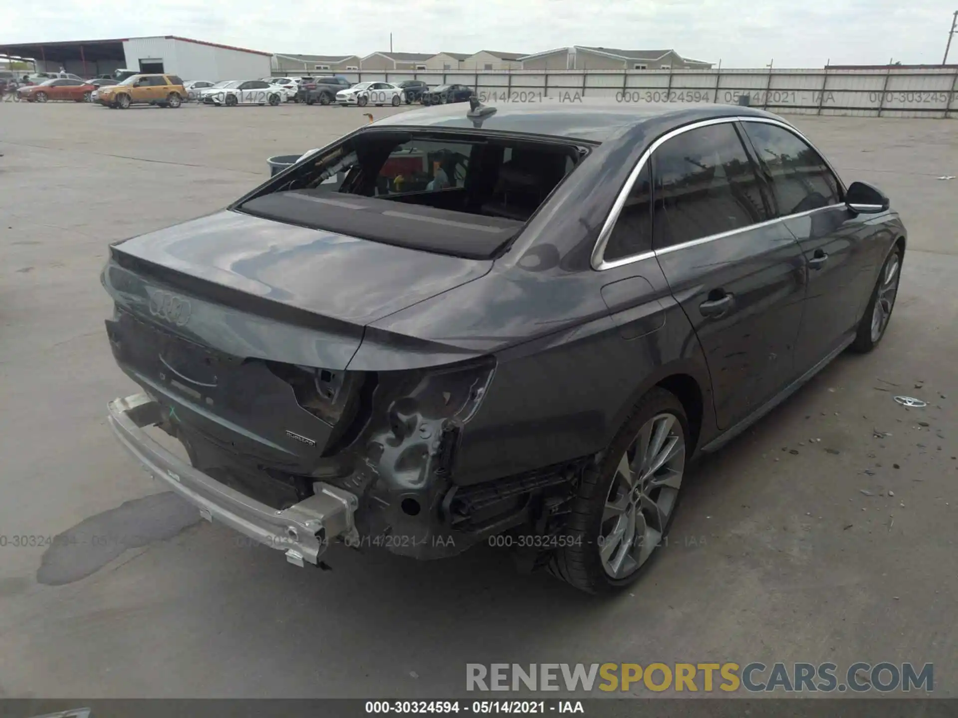 4 Photograph of a damaged car WAUENAF42LN011898 AUDI A4 2020