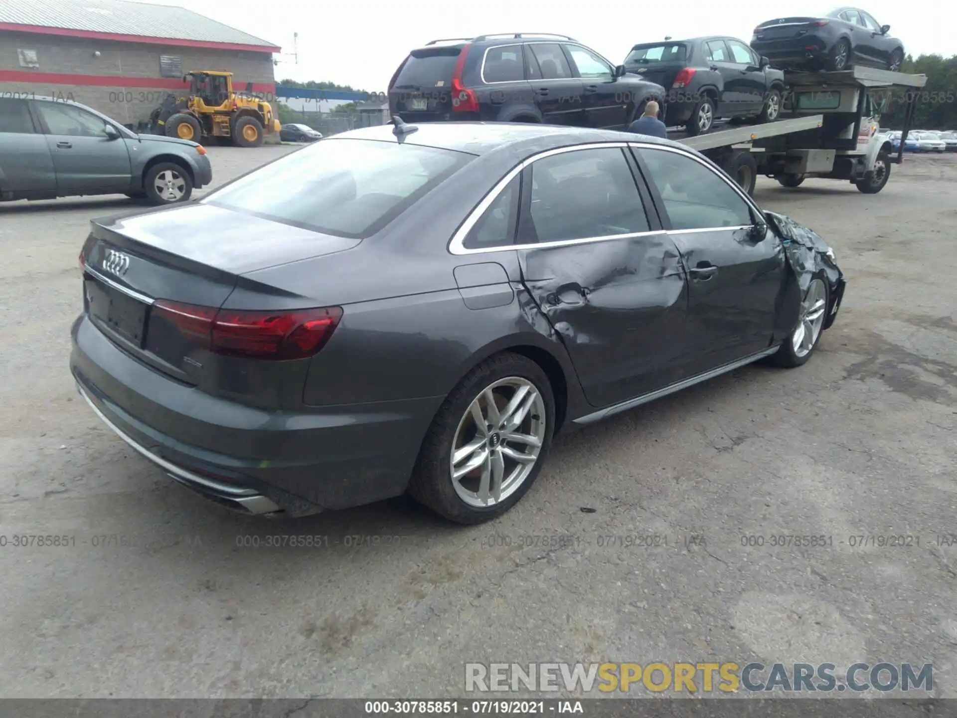 4 Фотография поврежденного автомобиля WAUENAF44LA039404 AUDI A4 2020