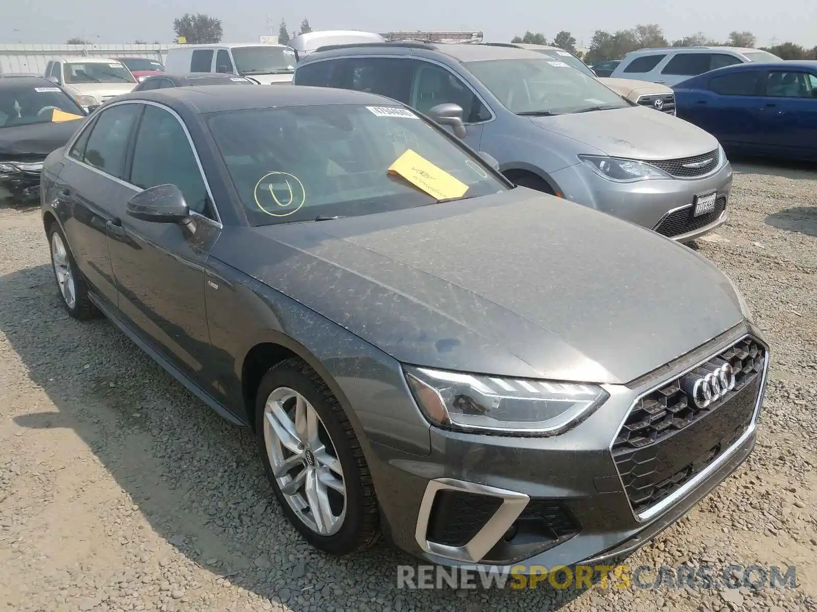 1 Photograph of a damaged car WAUENAF44LA057238 AUDI A4 2020