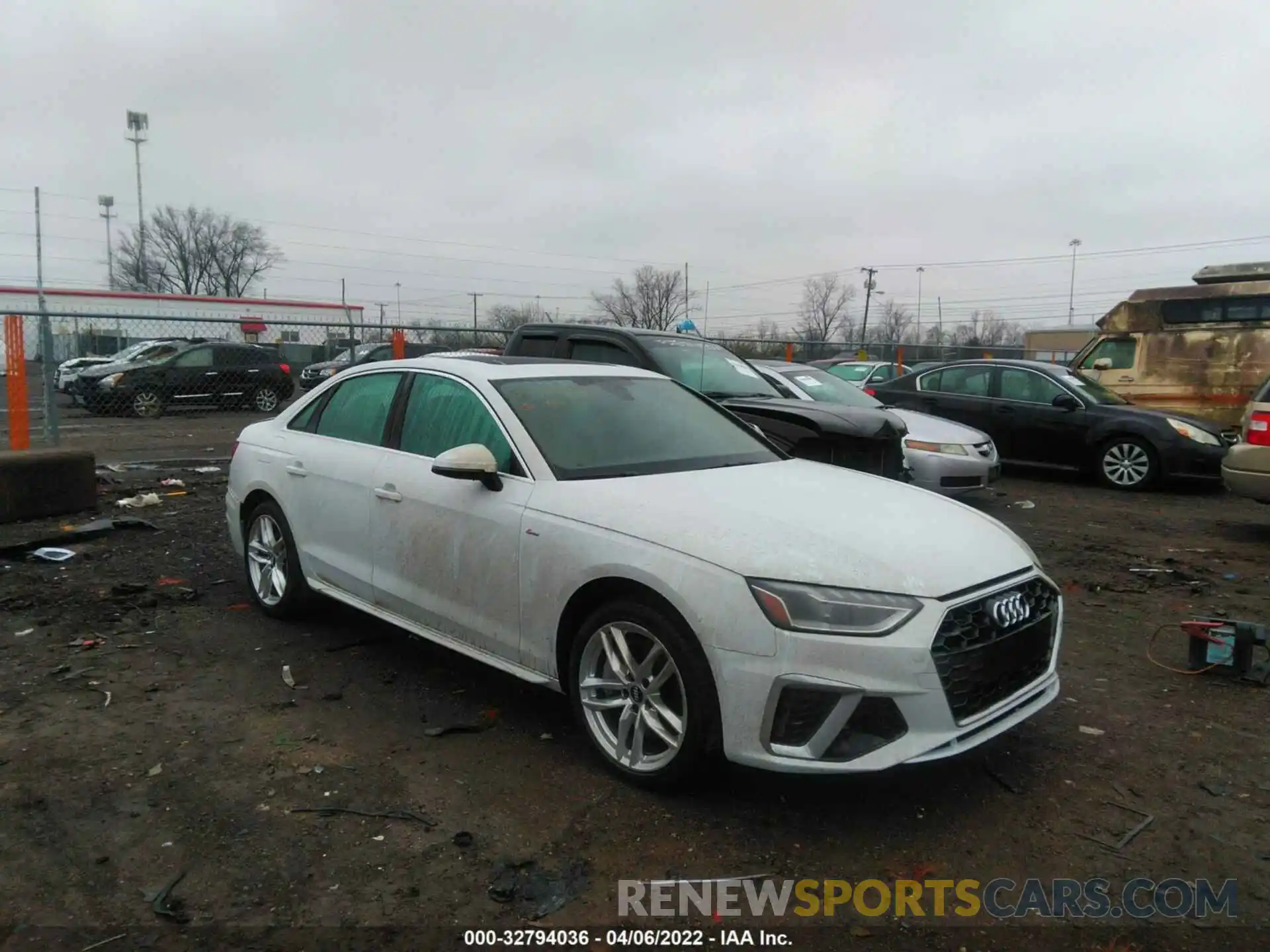 1 Photograph of a damaged car WAUENAF44LA066862 AUDI A4 2020