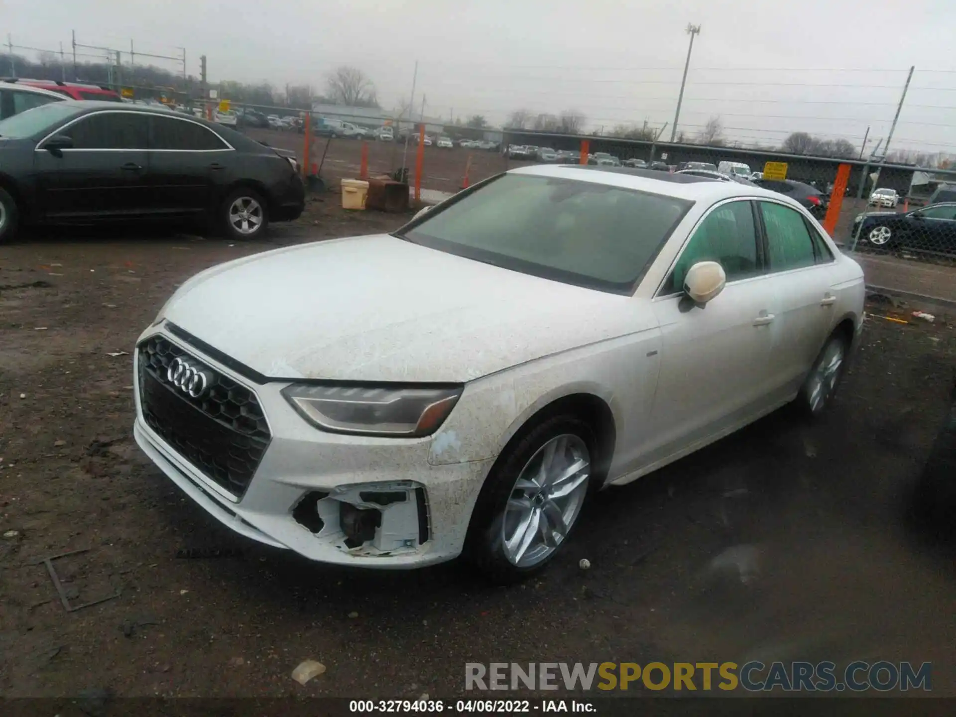 2 Фотография поврежденного автомобиля WAUENAF44LA066862 AUDI A4 2020