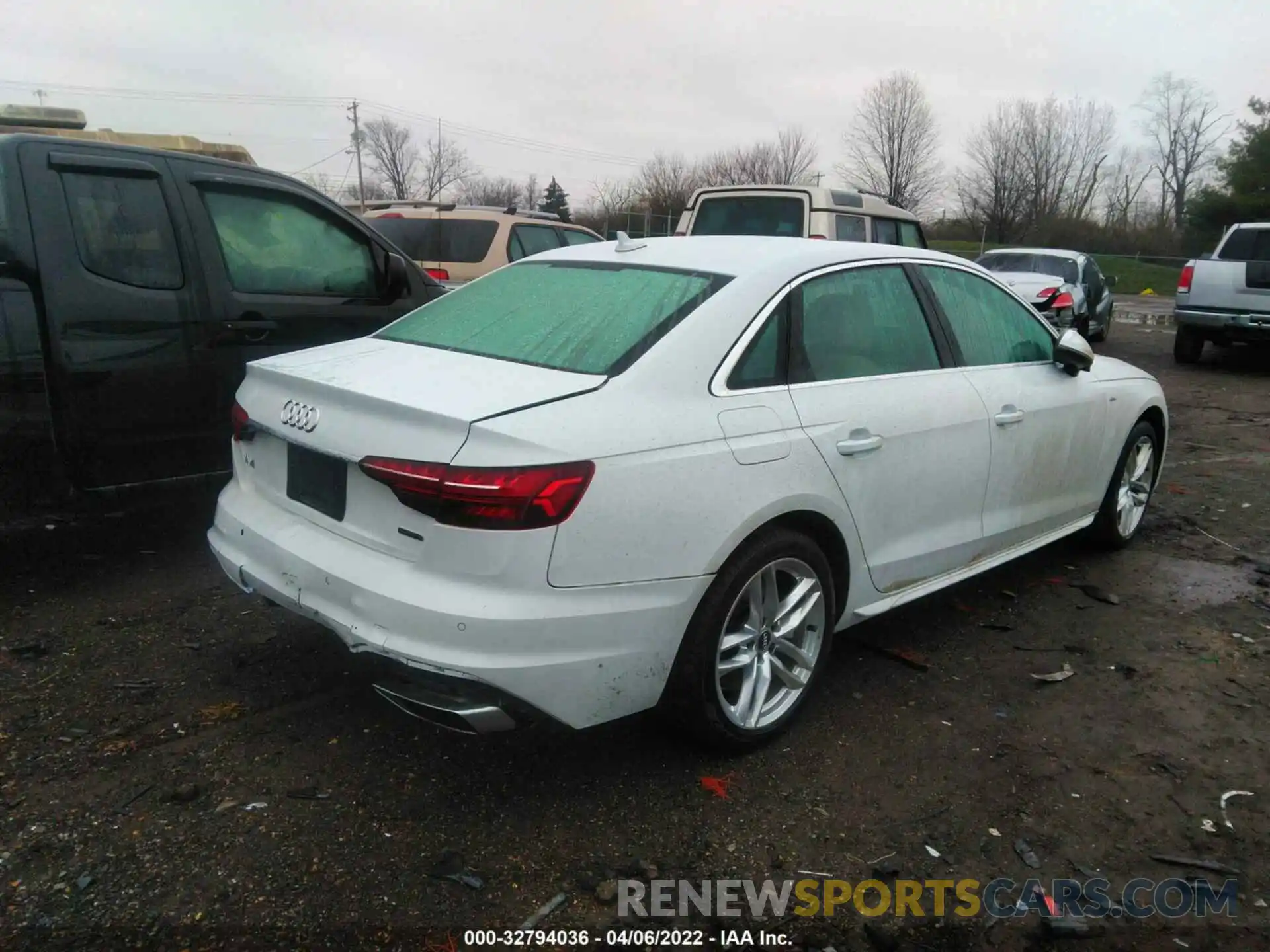 4 Фотография поврежденного автомобиля WAUENAF44LA066862 AUDI A4 2020