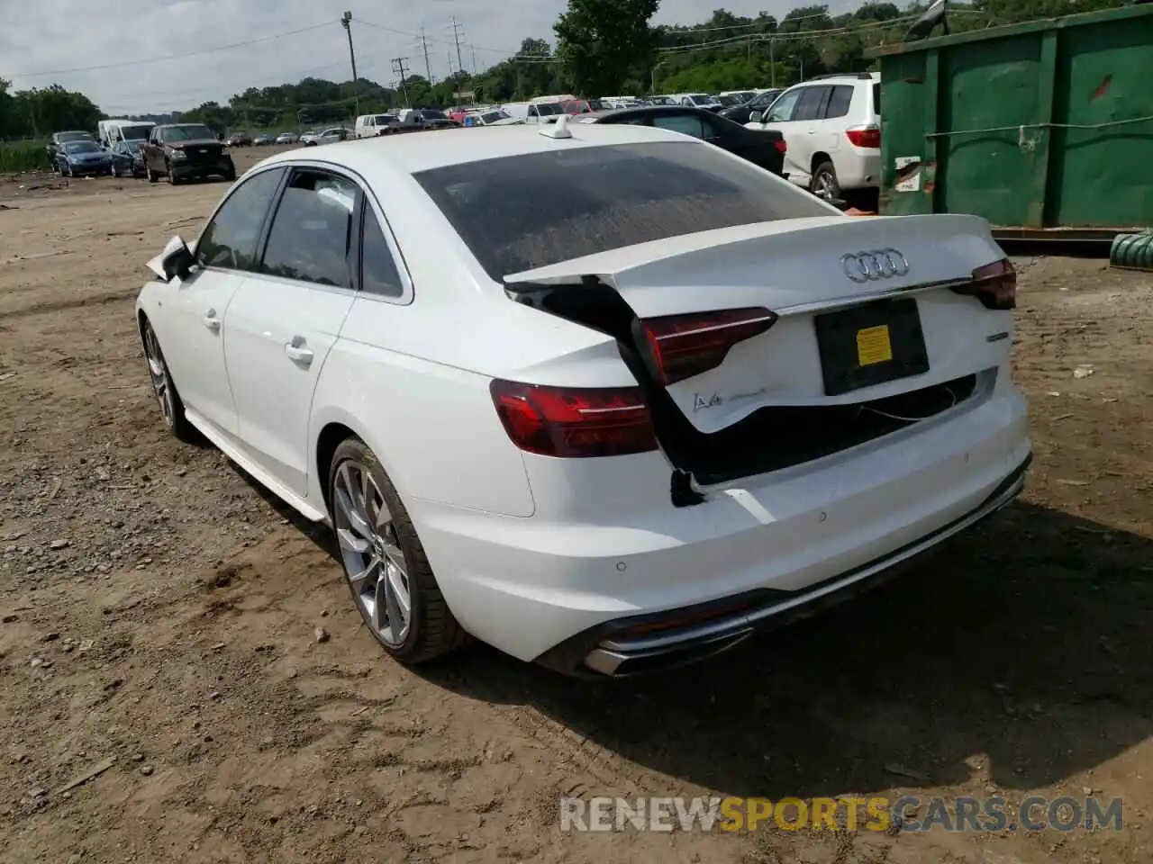 3 Photograph of a damaged car WAUENAF44LN009540 AUDI A4 2020