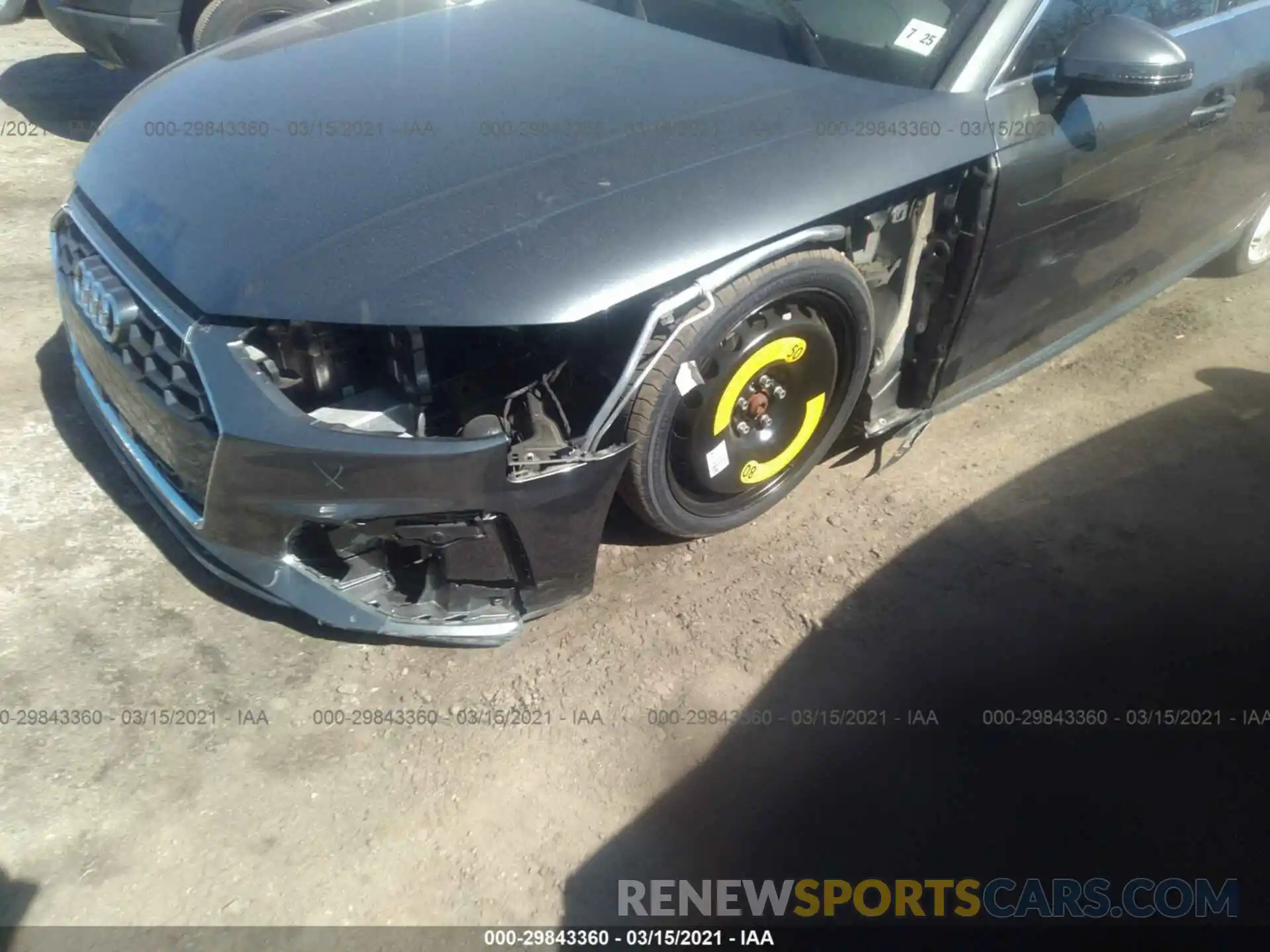 6 Фотография поврежденного автомобиля WAUENAF45LA055577 AUDI A4 2020
