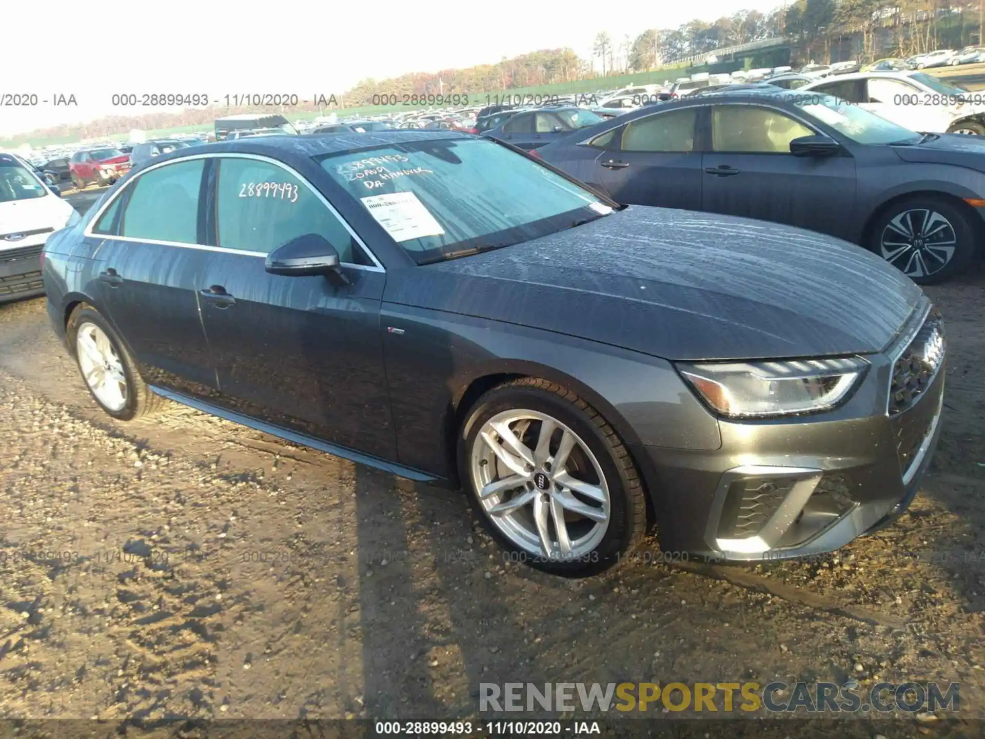 1 Photograph of a damaged car WAUENAF45LN010440 AUDI A4 2020