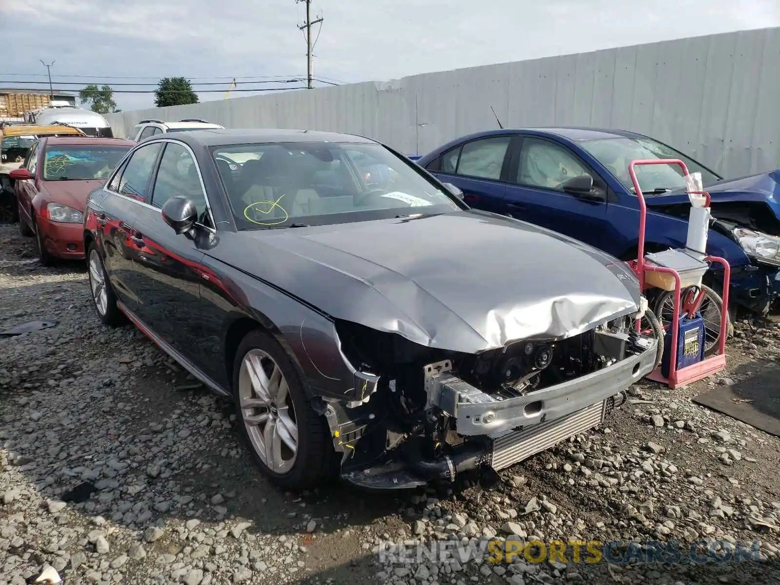 1 Photograph of a damaged car WAUENAF46LA042725 AUDI A4 2020