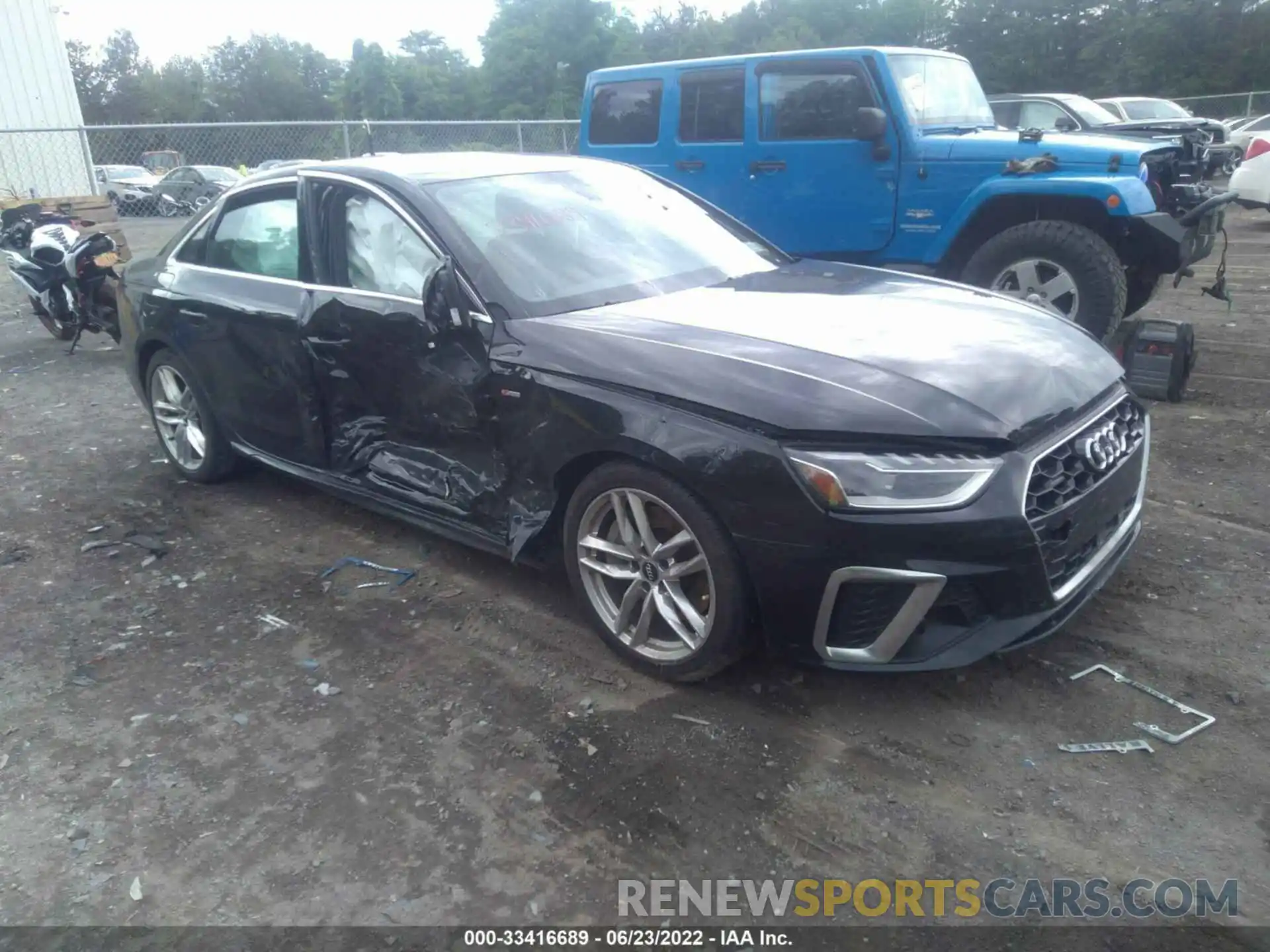 1 Photograph of a damaged car WAUENAF46LA055877 AUDI A4 2020