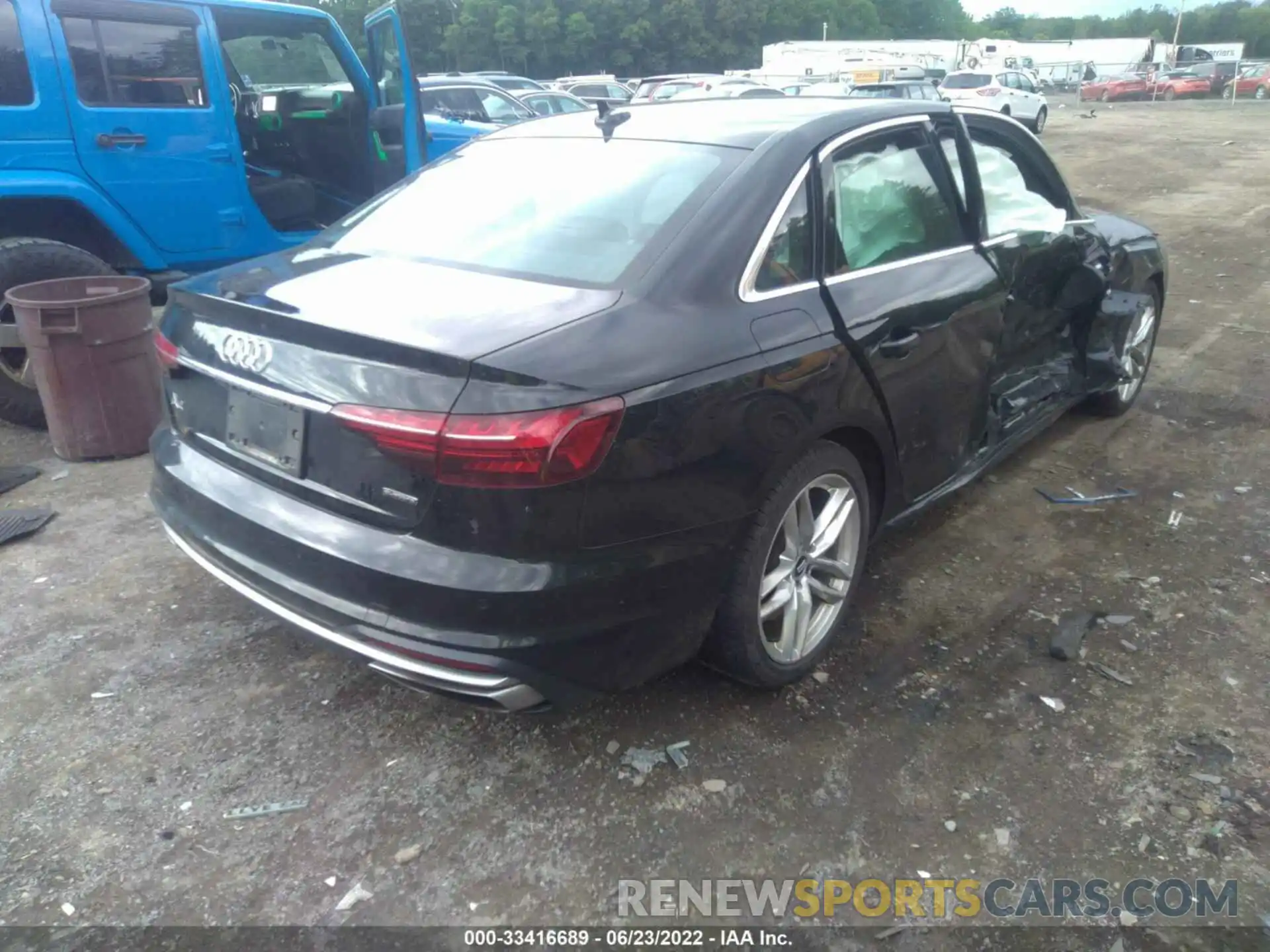 4 Фотография поврежденного автомобиля WAUENAF46LA055877 AUDI A4 2020