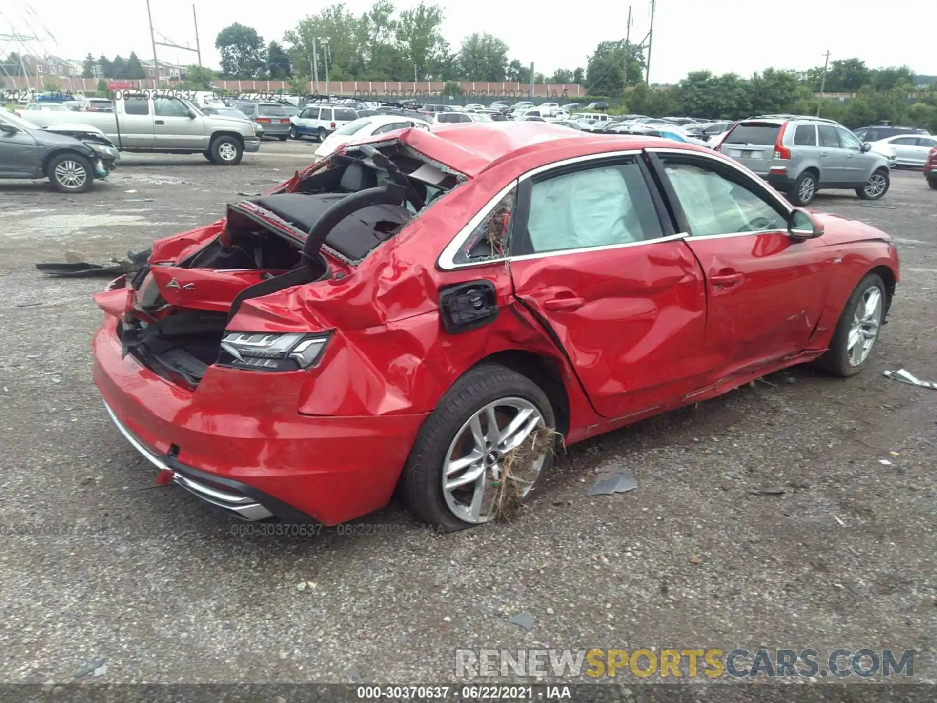 4 Photograph of a damaged car WAUENAF46LA068323 AUDI A4 2020