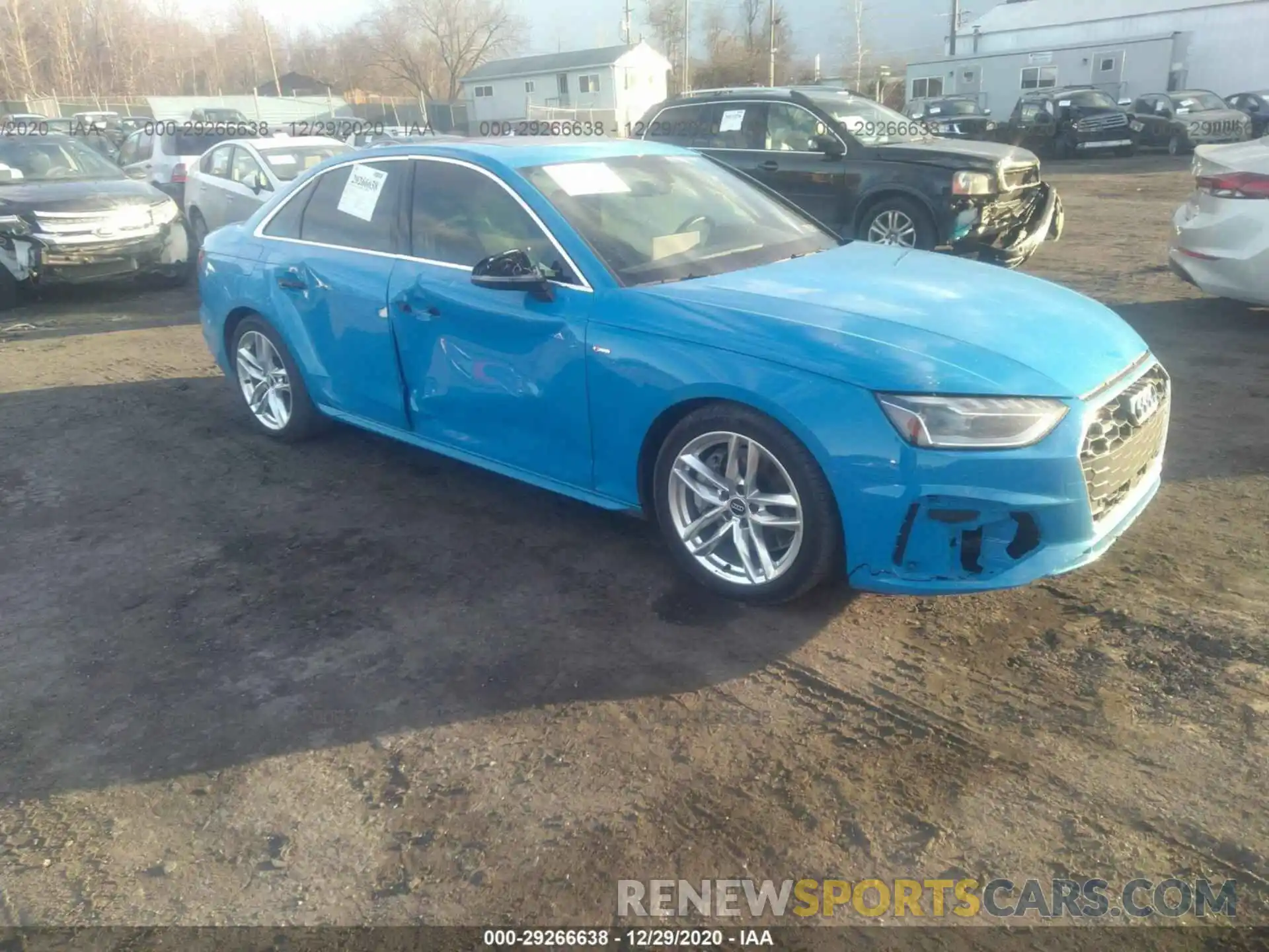 1 Фотография поврежденного автомобиля WAUENAF46LN012245 AUDI A4 2020