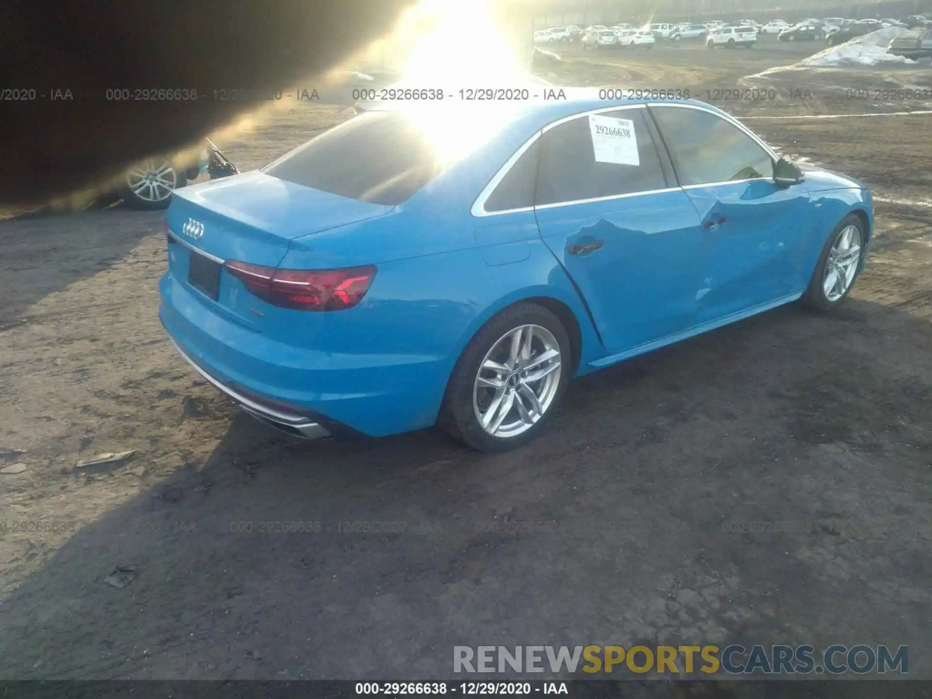 4 Фотография поврежденного автомобиля WAUENAF46LN012245 AUDI A4 2020