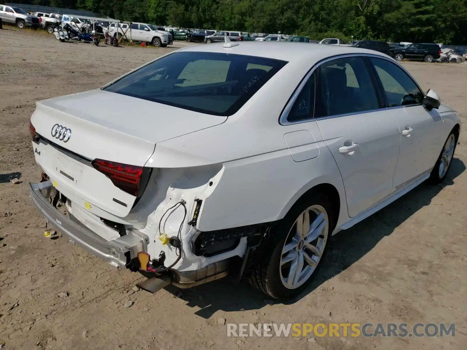 4 Photograph of a damaged car WAUENAF47LA038053 AUDI A4 2020