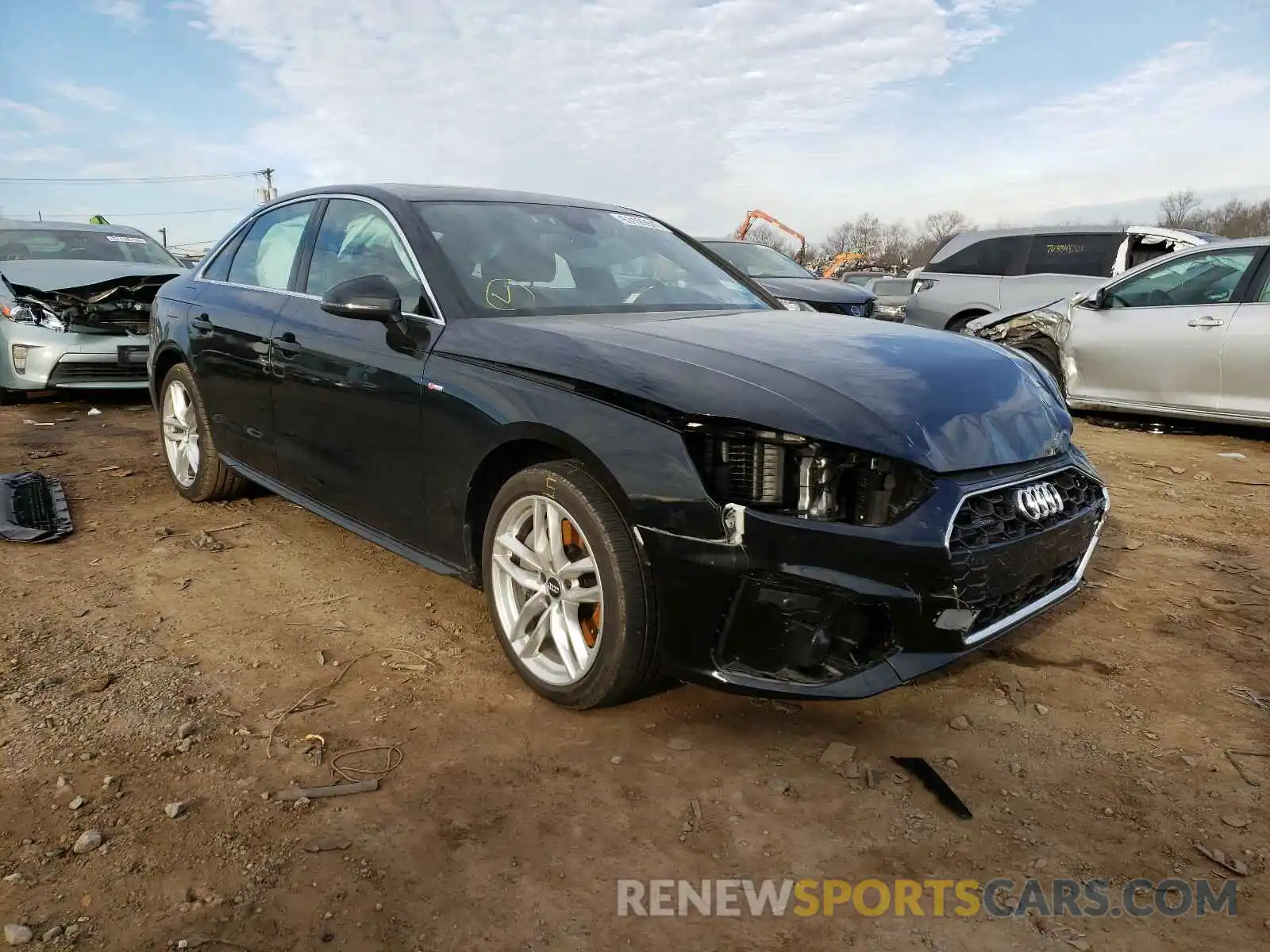 1 Photograph of a damaged car WAUENAF47LA055659 AUDI A4 2020