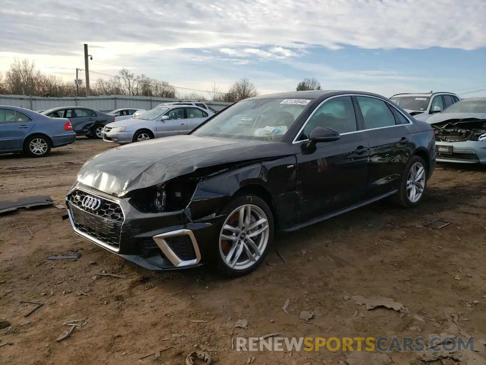 2 Photograph of a damaged car WAUENAF47LA055659 AUDI A4 2020