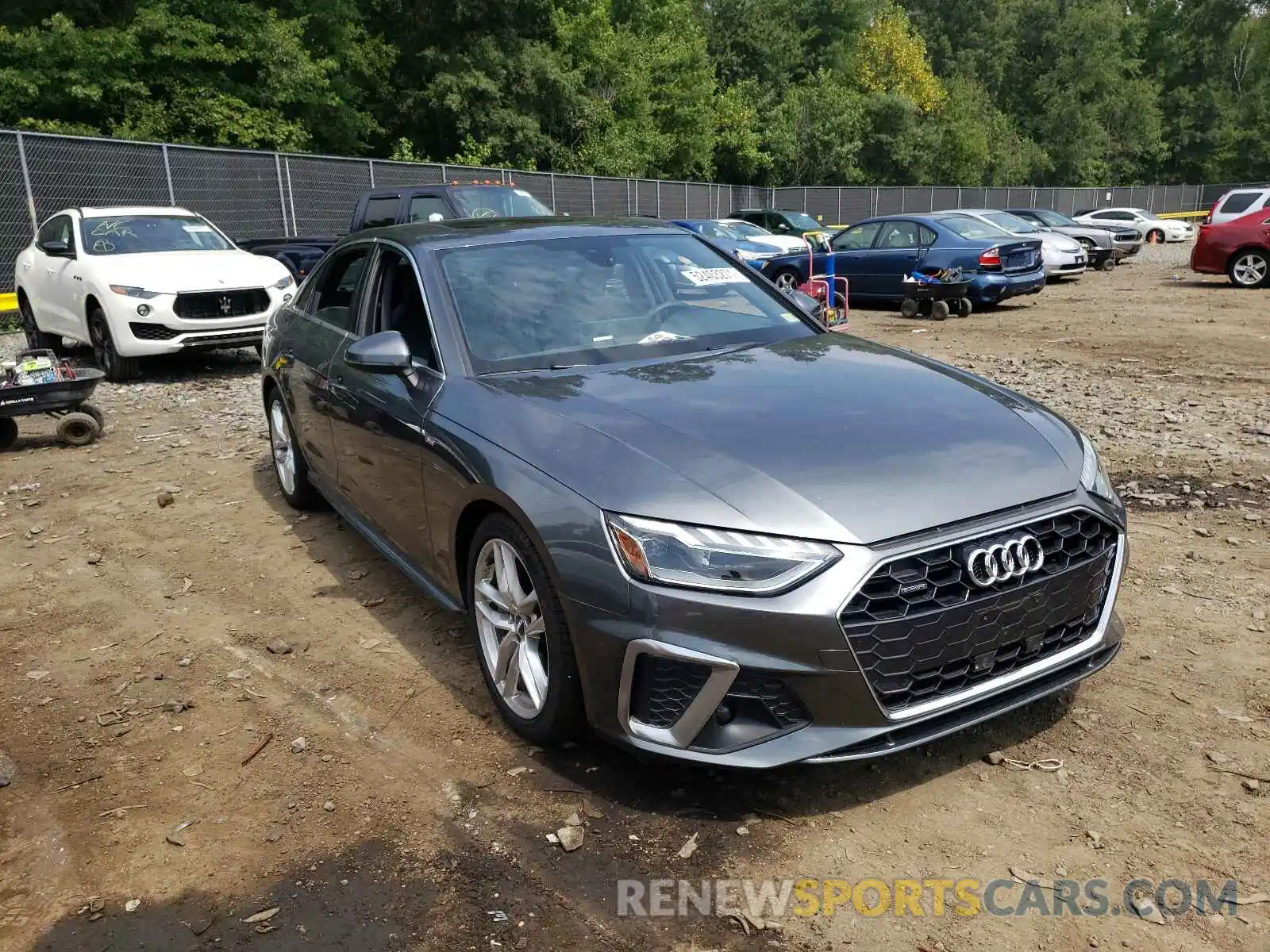 1 Photograph of a damaged car WAUENAF47LN009340 AUDI A4 2020