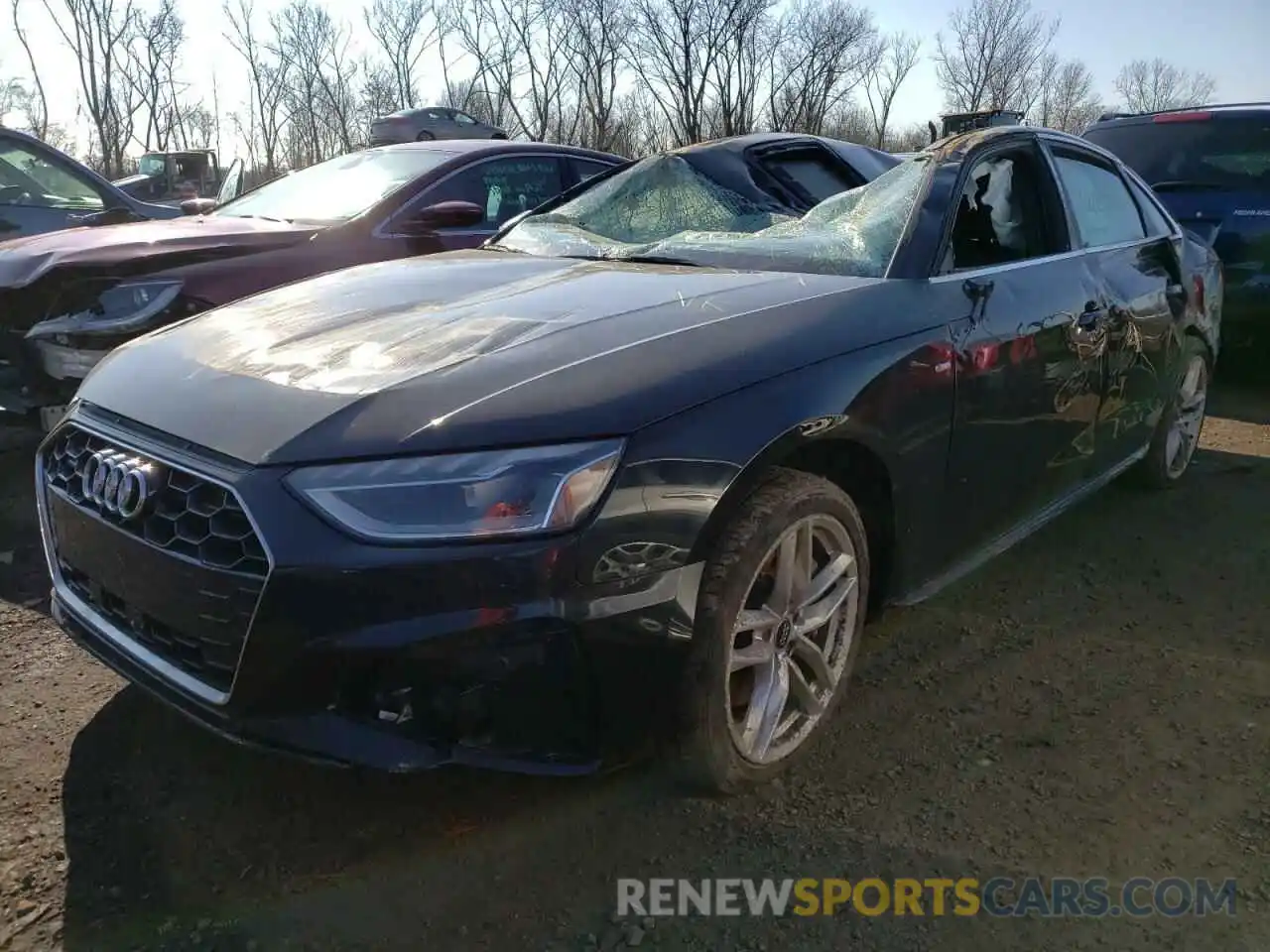 2 Photograph of a damaged car WAUENAF47LN010780 AUDI A4 2020