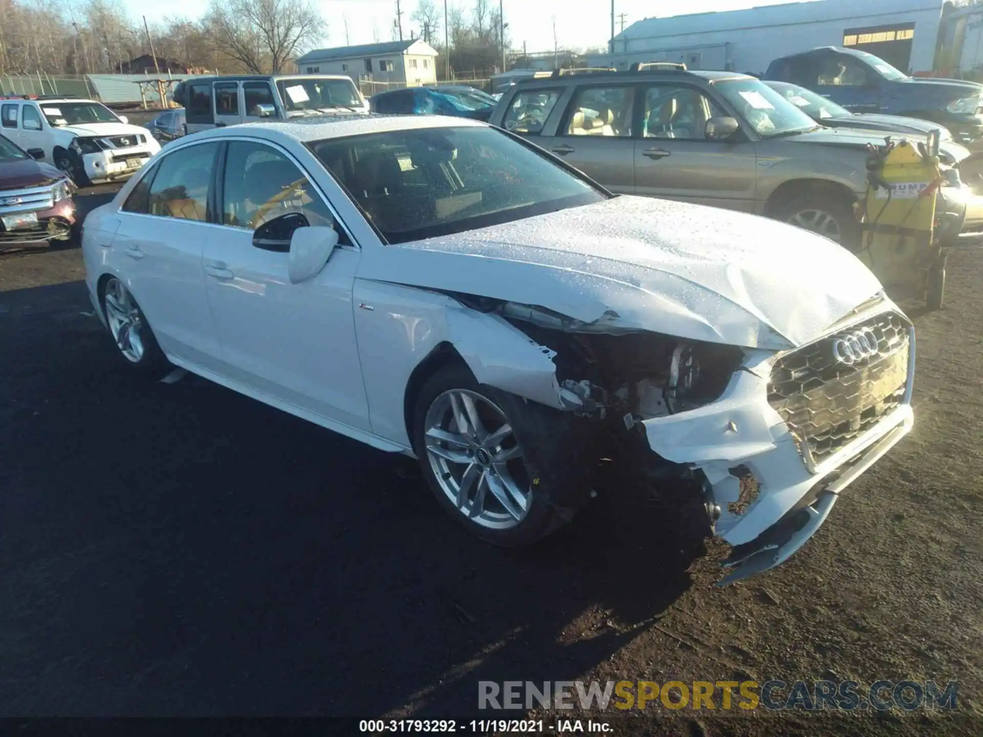 1 Photograph of a damaged car WAUENAF48LA055539 AUDI A4 2020