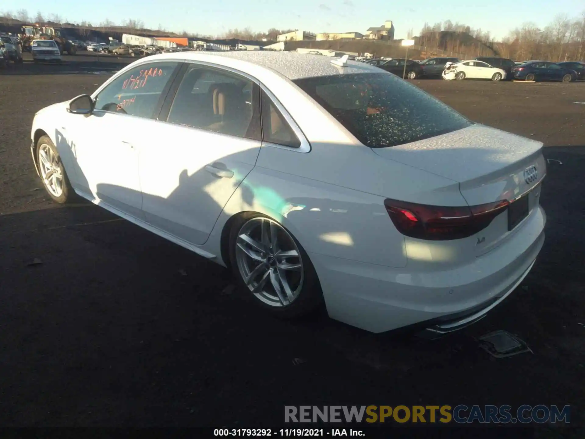 3 Photograph of a damaged car WAUENAF48LA055539 AUDI A4 2020