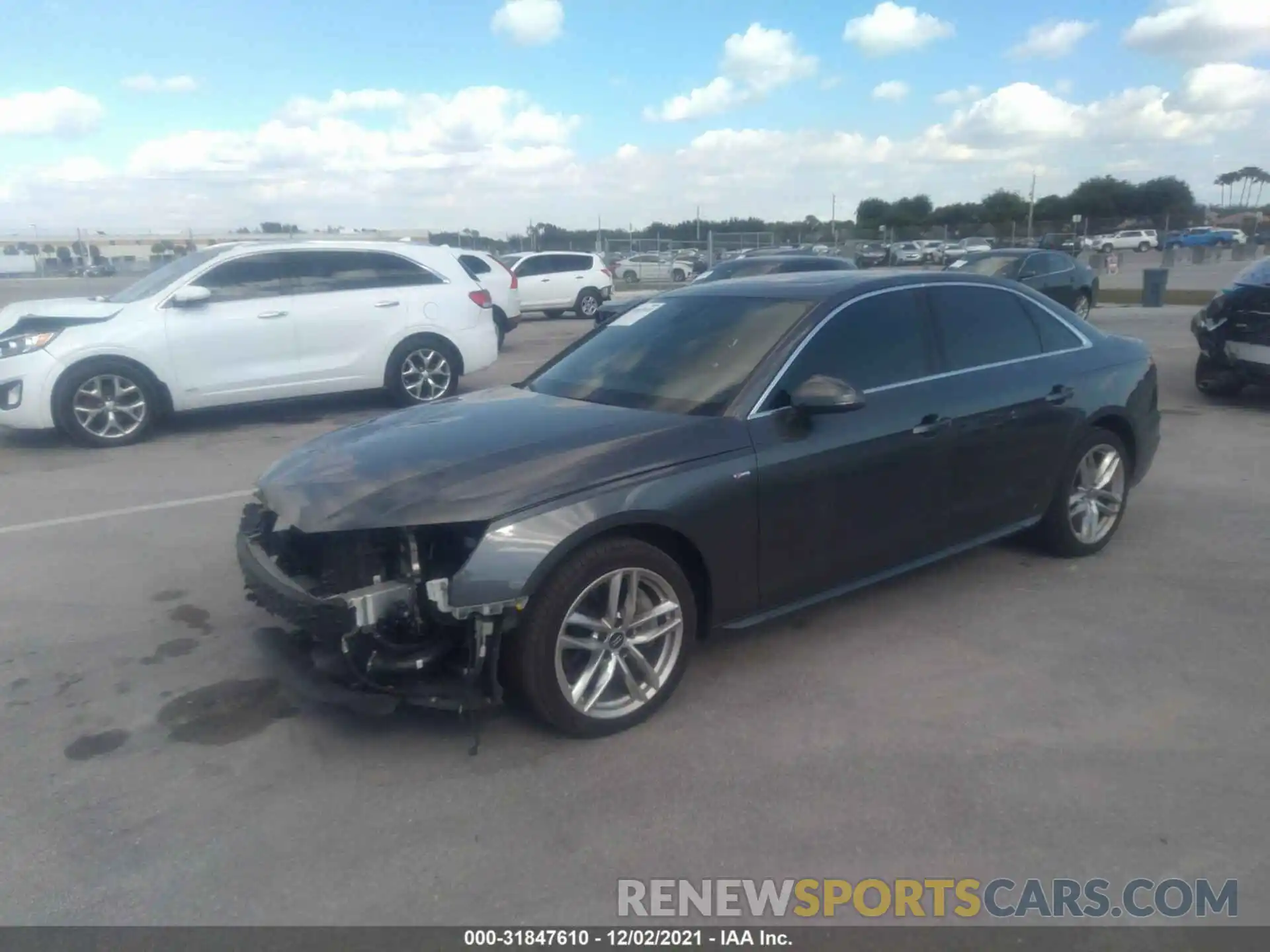 2 Photograph of a damaged car WAUENAF48LN007189 AUDI A4 2020