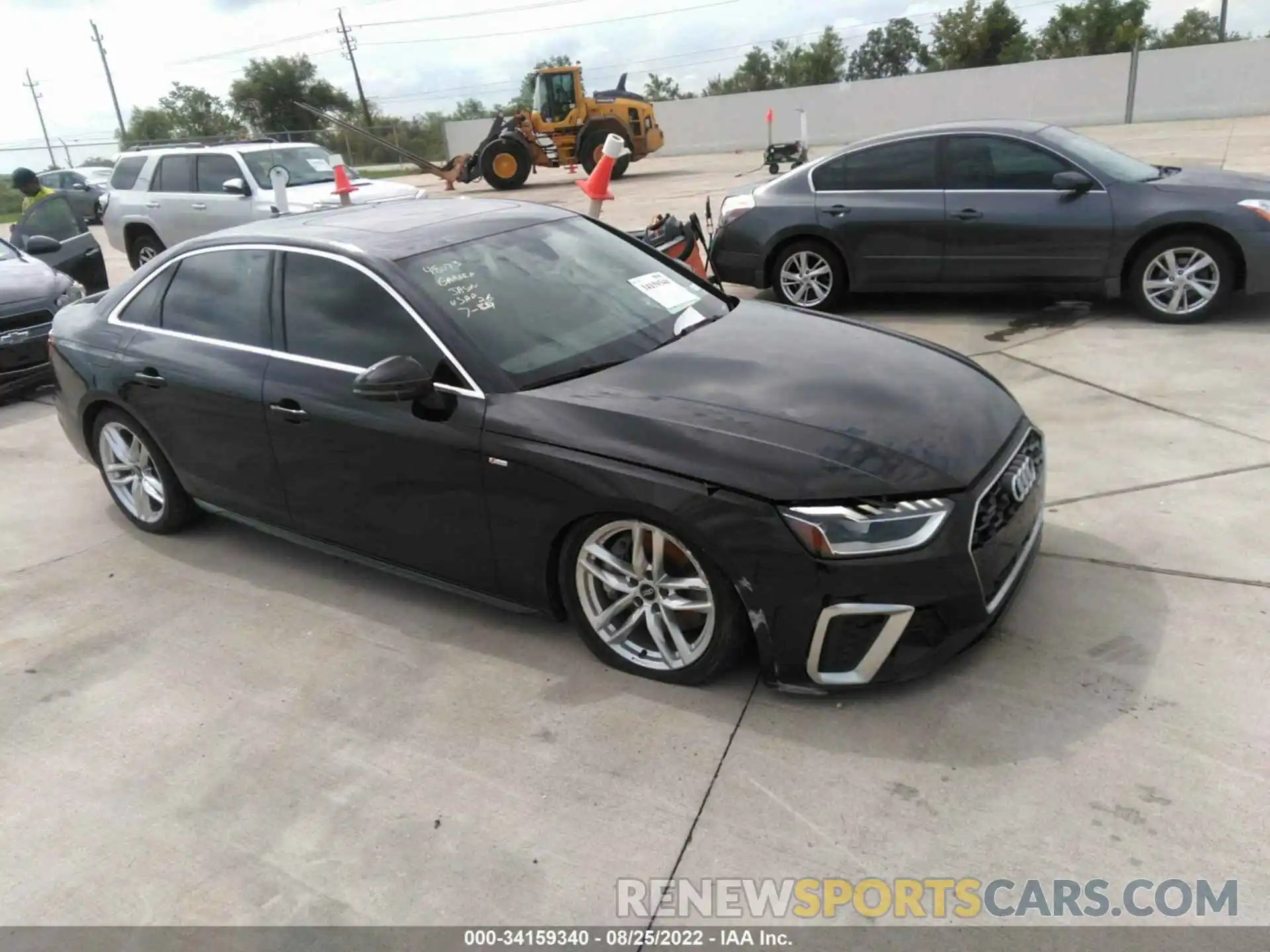 1 Photograph of a damaged car WAUENAF48LN007497 AUDI A4 2020