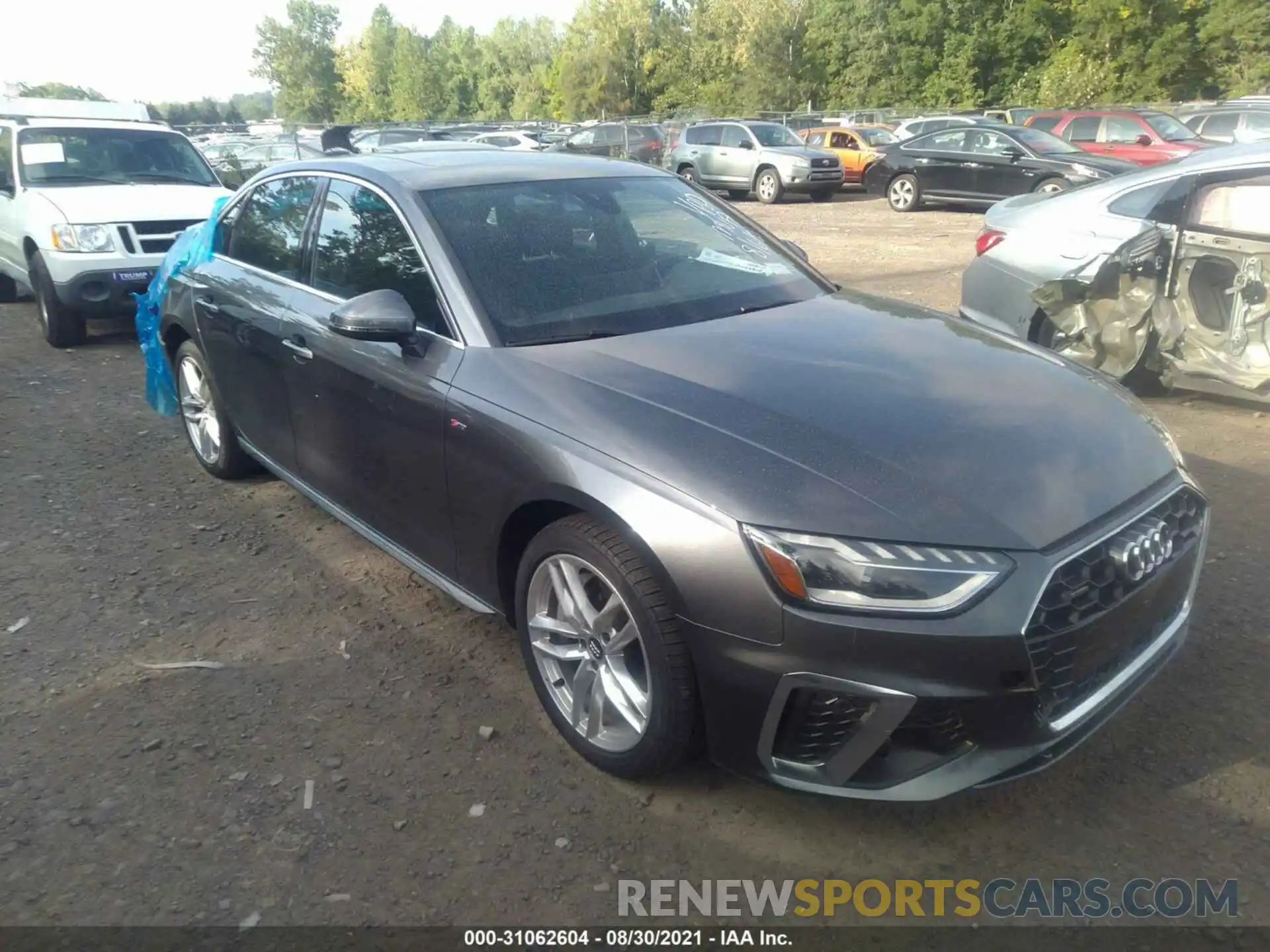 1 Photograph of a damaged car WAUENAF49LA044792 AUDI A4 2020