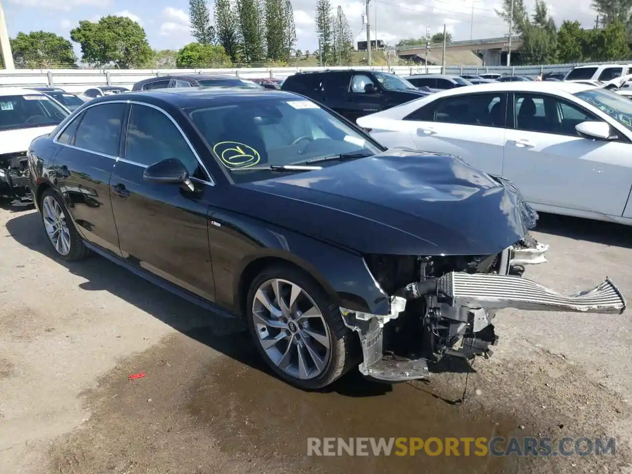 1 Photograph of a damaged car WAUENAF49LA073080 AUDI A4 2020