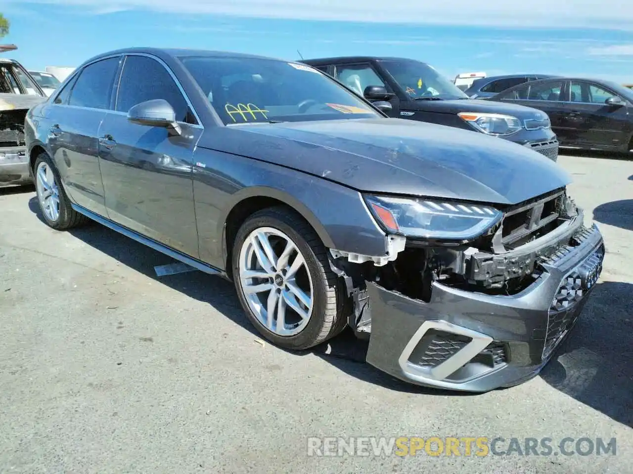 1 Photograph of a damaged car WAUENAF49LN005421 AUDI A4 2020