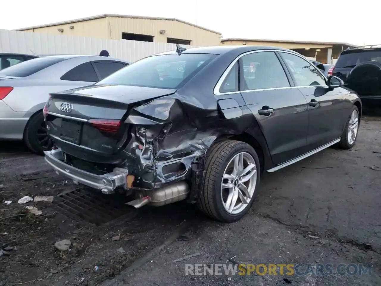 3 Photograph of a damaged car WAUENAF4XLA053758 AUDI A4 2020