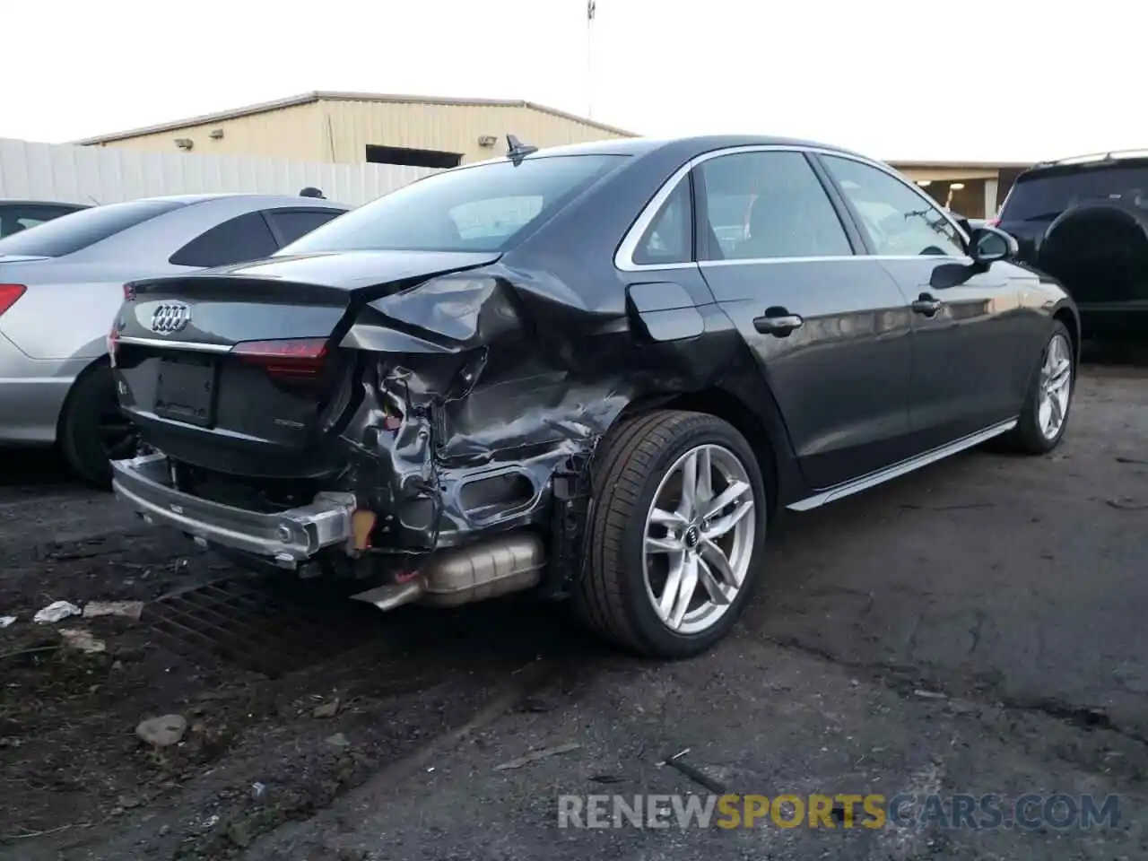 4 Photograph of a damaged car WAUENAF4XLA053758 AUDI A4 2020