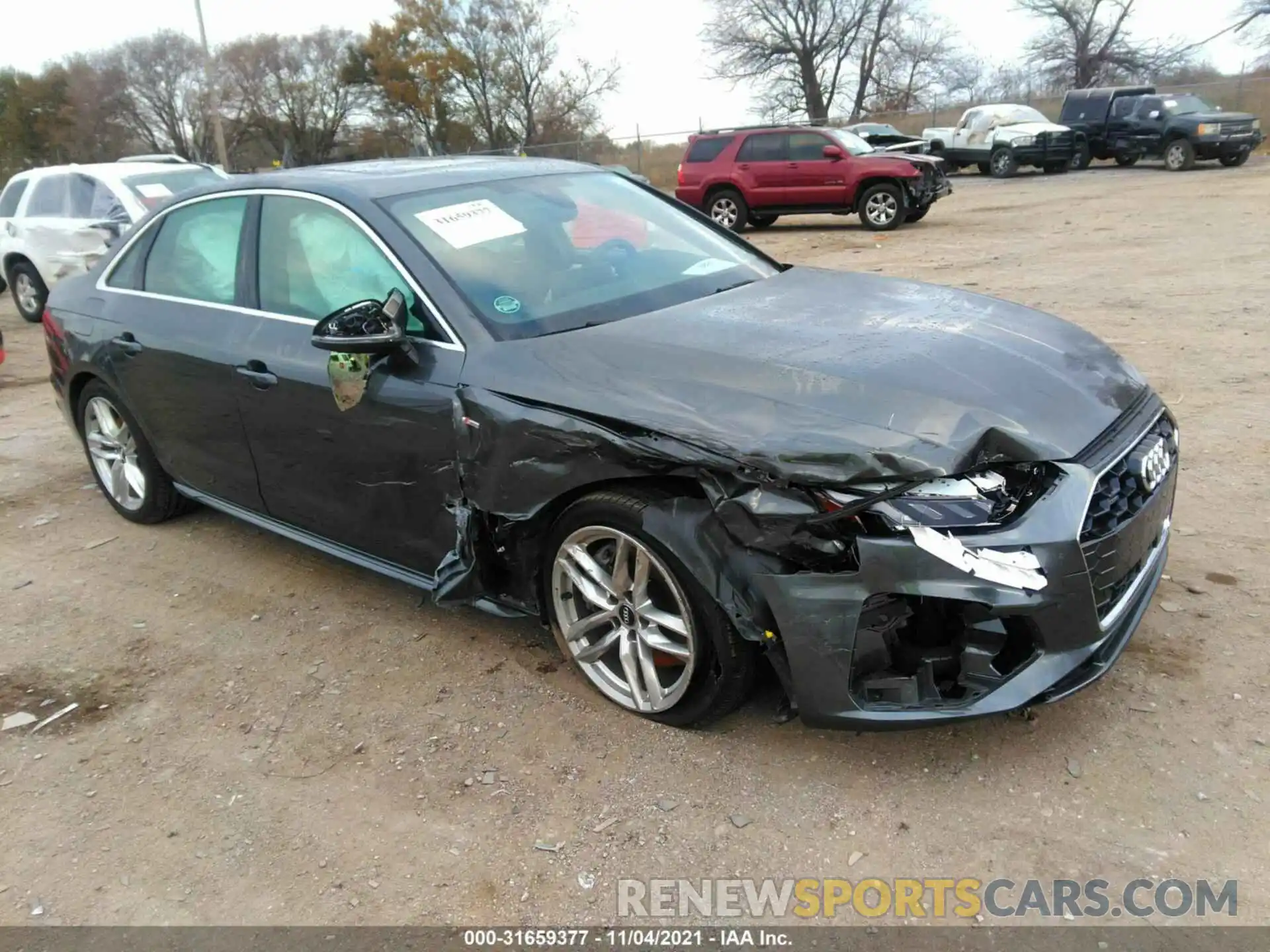 1 Photograph of a damaged car WAUENAF4XLA061956 AUDI A4 2020