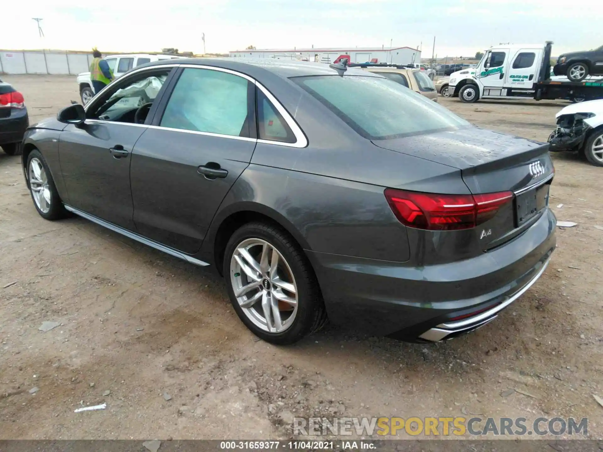 3 Фотография поврежденного автомобиля WAUENAF4XLA061956 AUDI A4 2020