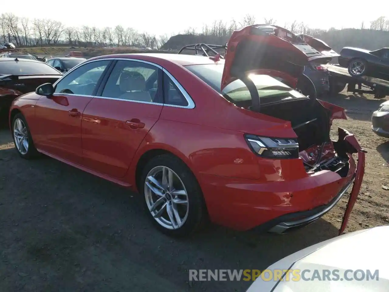 3 Photograph of a damaged car WAUENAF4XLA073427 AUDI A4 2020