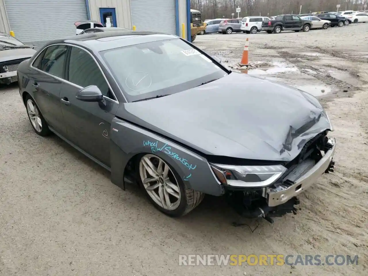 1 Photograph of a damaged car WAUENAF4XLN008540 AUDI A4 2020