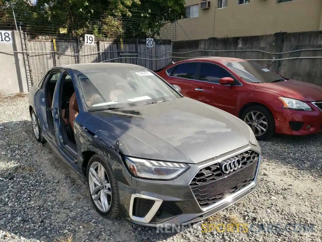 1 Photograph of a damaged car WAUENAF4XLN009879 AUDI A4 2020