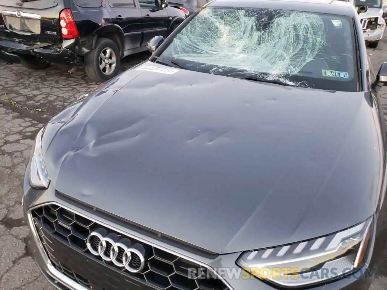 9 Photograph of a damaged car WAUFNAF45LN011480 AUDI A4 2020