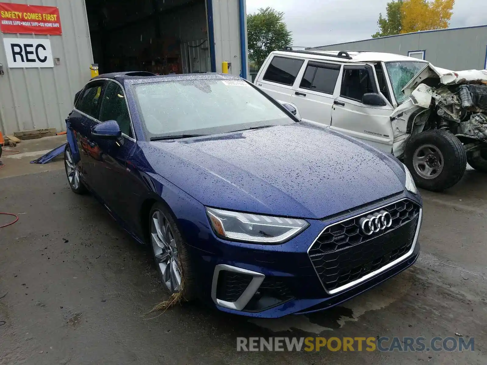 1 Photograph of a damaged car WAUFNAF48LN008752 AUDI A4 2020