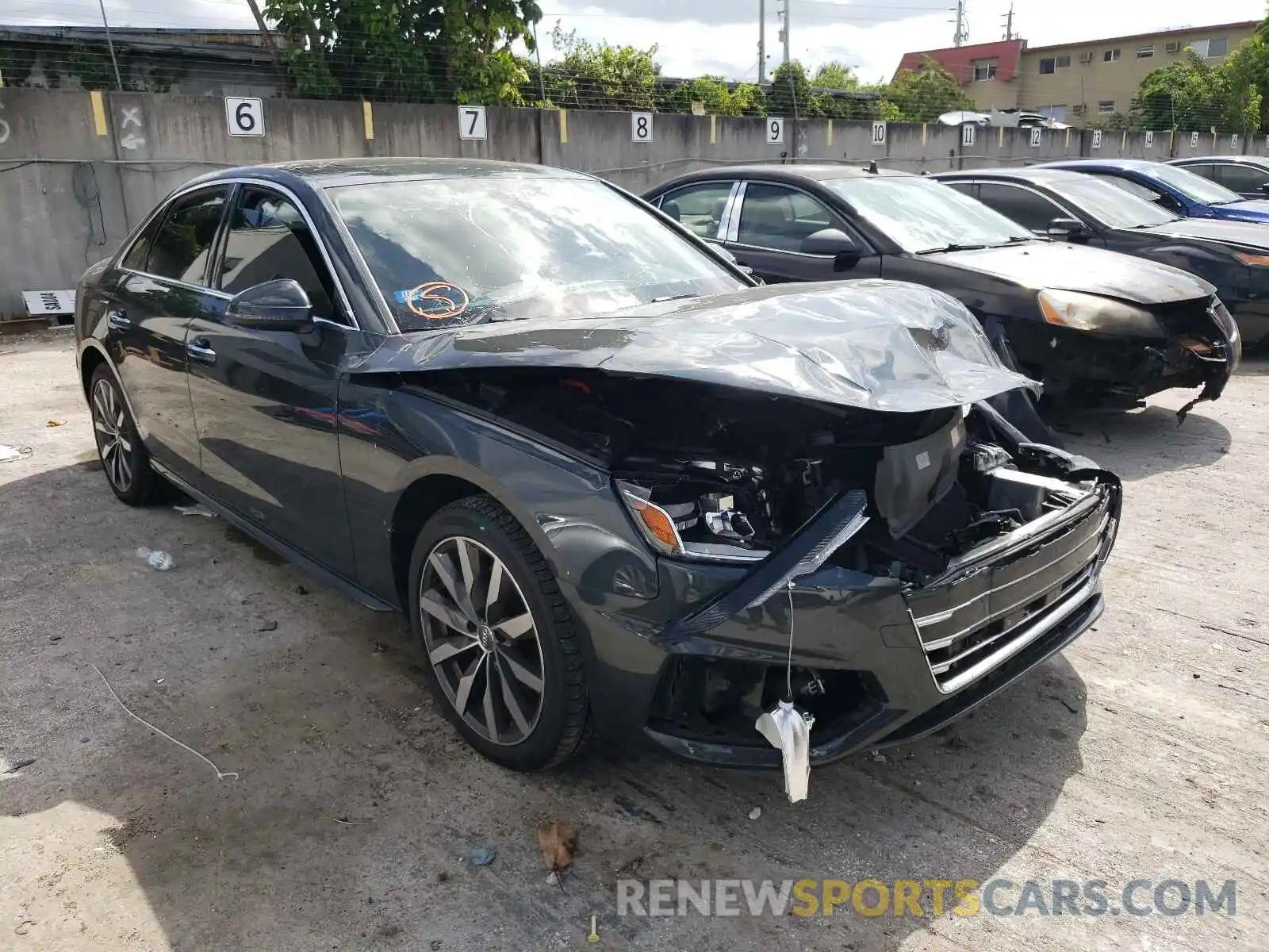 1 Photograph of a damaged car WAUGMAF40LA065803 AUDI A4 2020