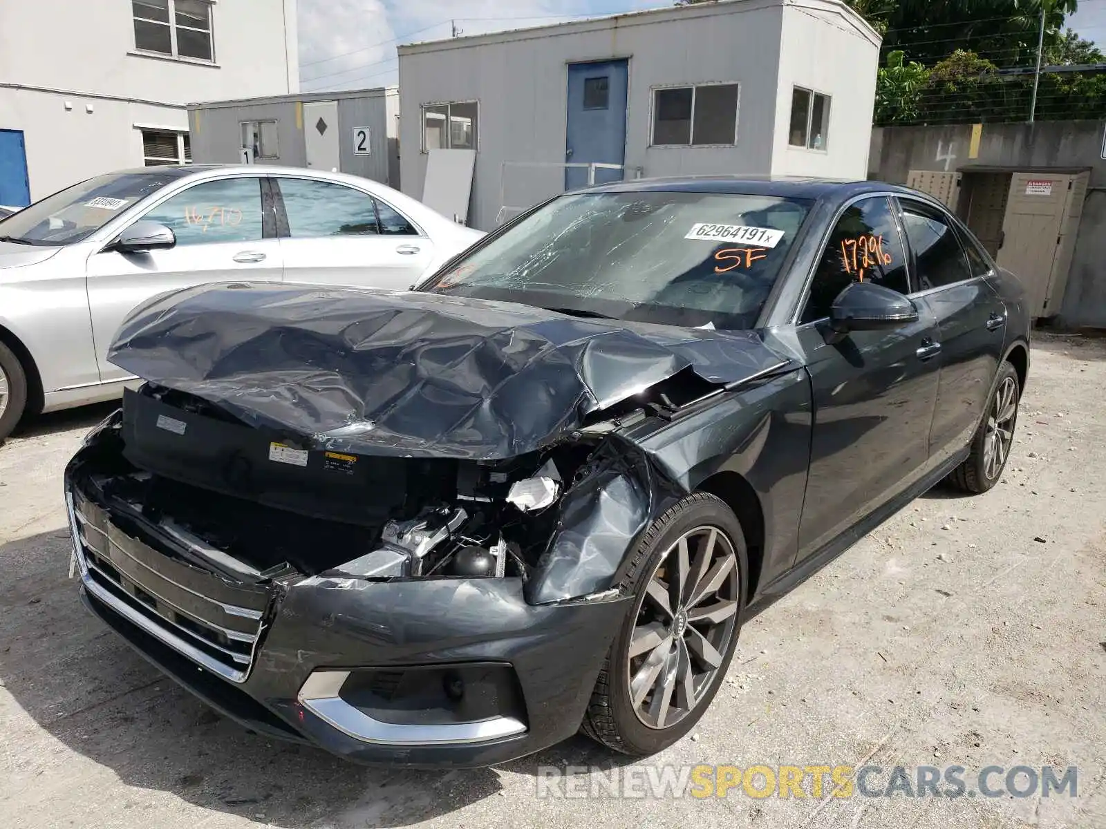 2 Photograph of a damaged car WAUGMAF40LA065803 AUDI A4 2020