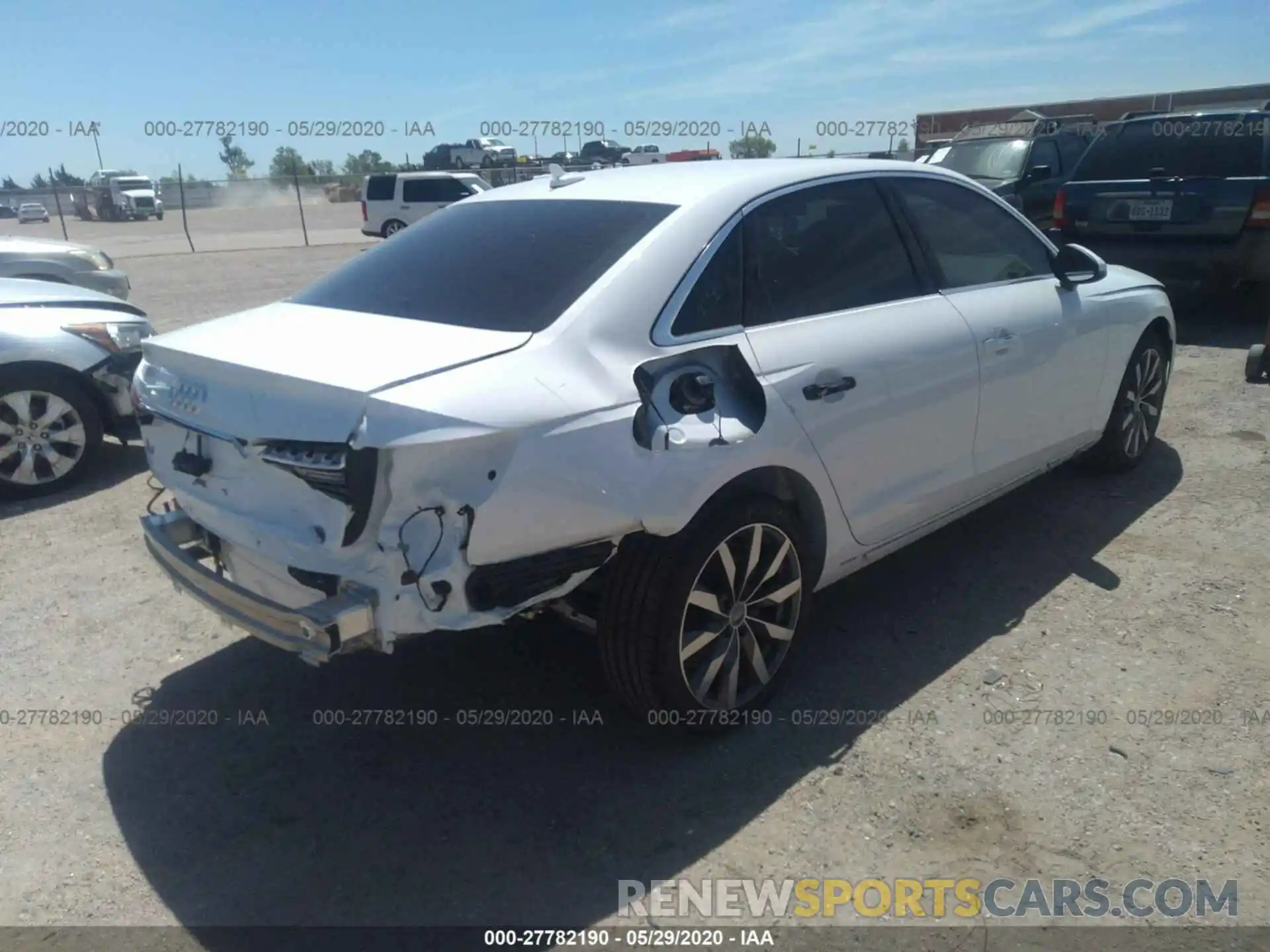 4 Photograph of a damaged car WAUGMAF40LN008607 AUDI A4 2020