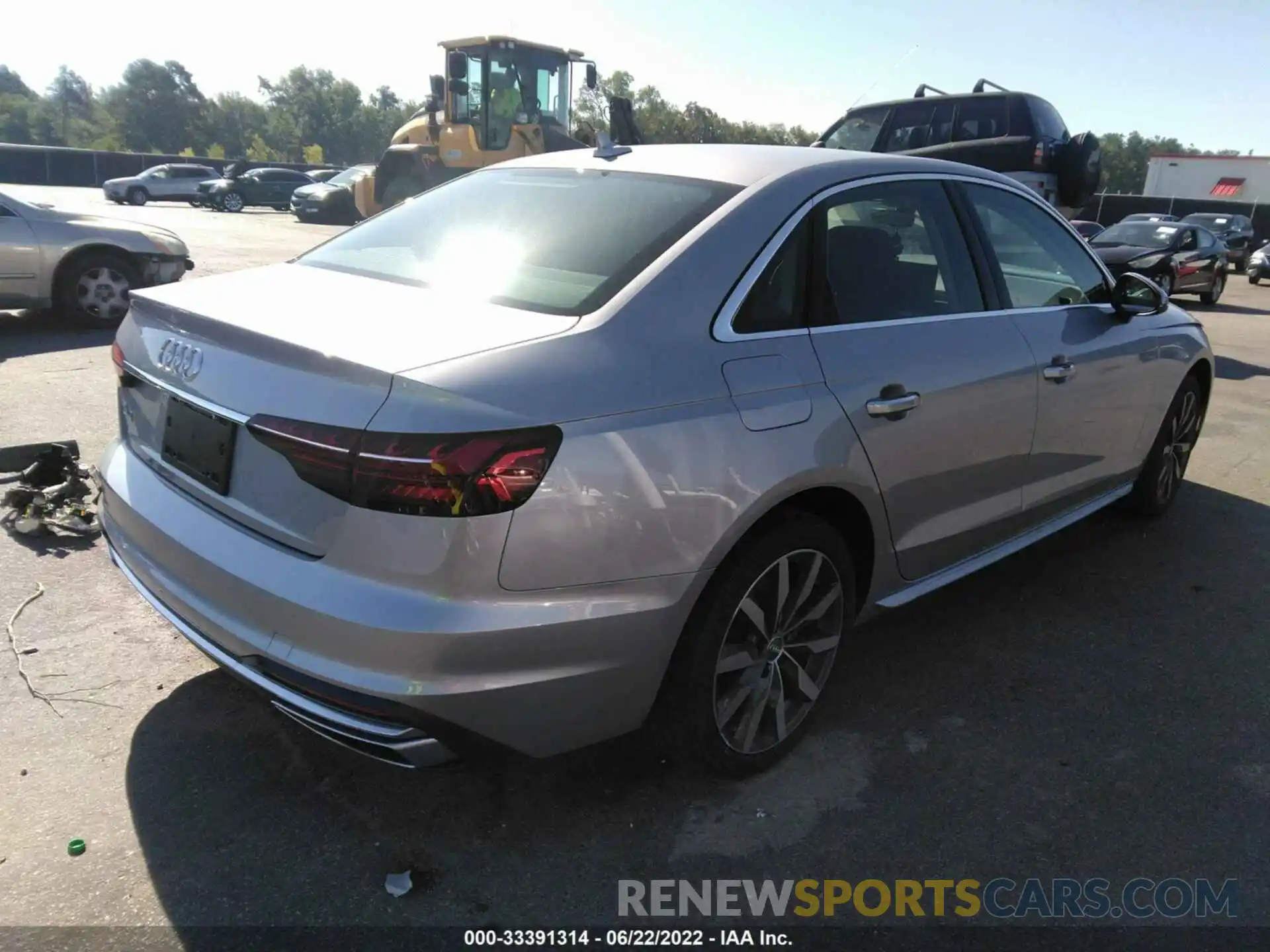 4 Photograph of a damaged car WAUGMAF41LA058360 AUDI A4 2020