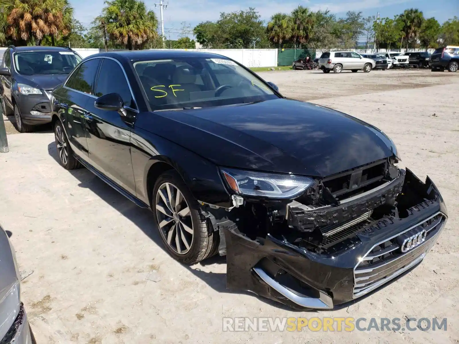 1 Photograph of a damaged car WAUGMAF41LN006669 AUDI A4 2020