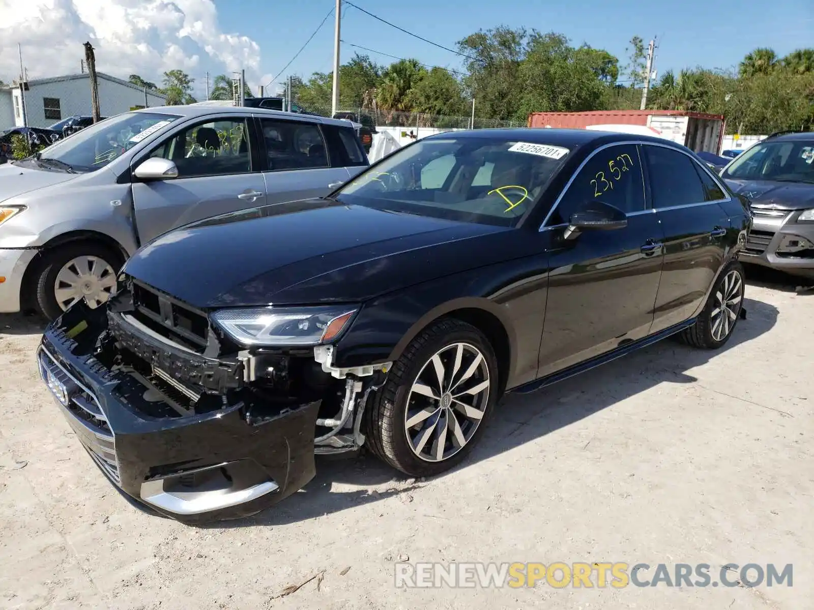 2 Photograph of a damaged car WAUGMAF41LN006669 AUDI A4 2020