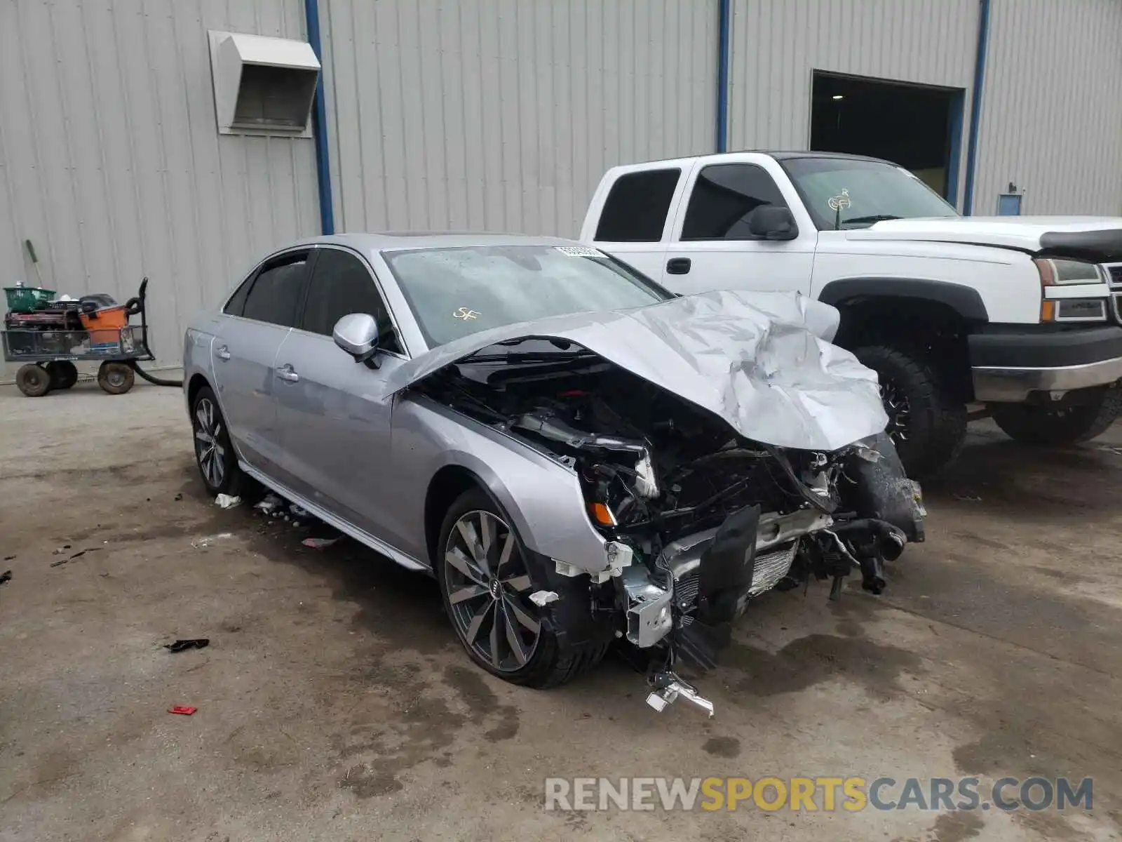 1 Photograph of a damaged car WAUGMAF42LA063874 AUDI A4 2020