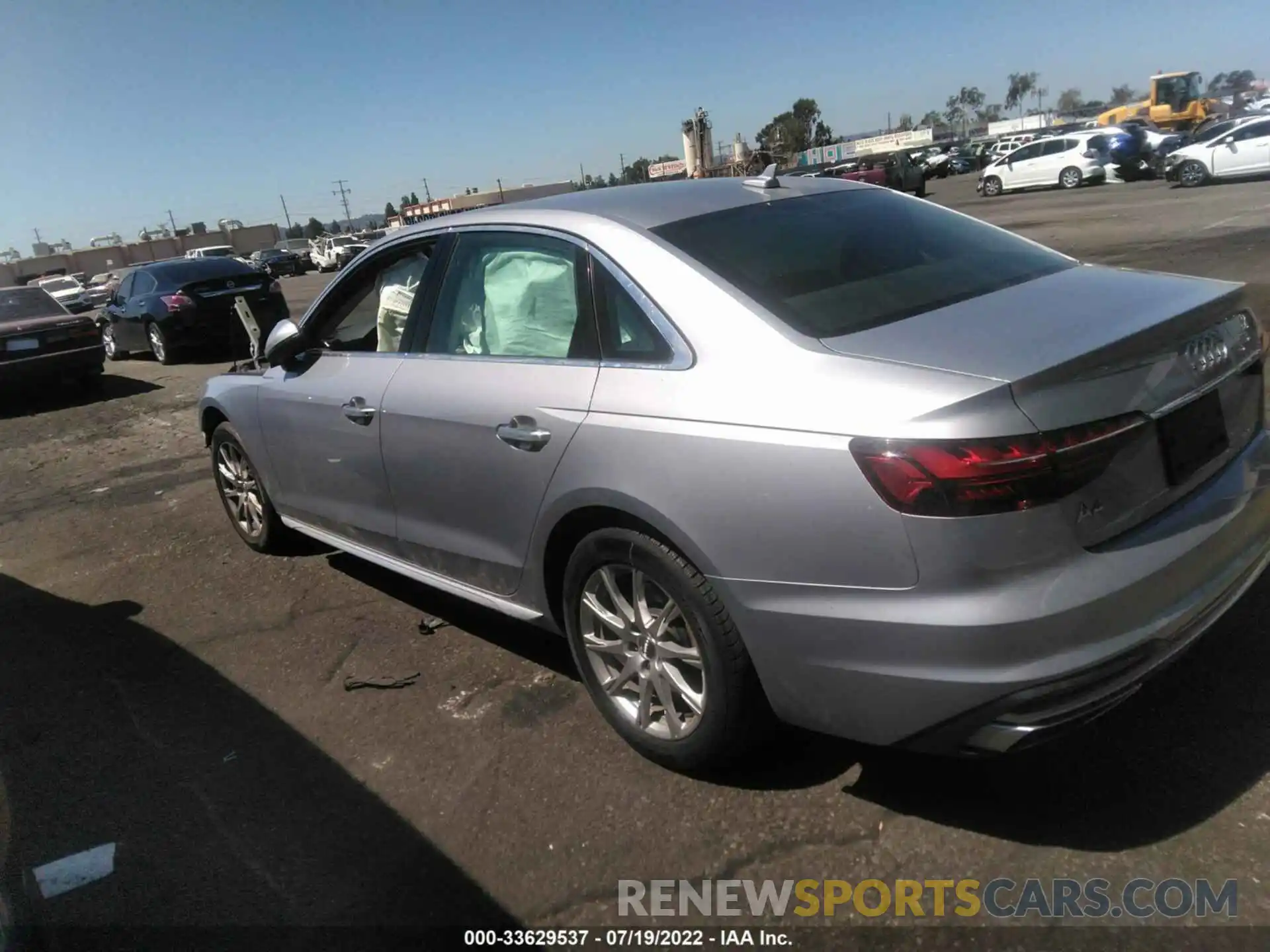 3 Photograph of a damaged car WAUGMAF42LA065169 AUDI A4 2020